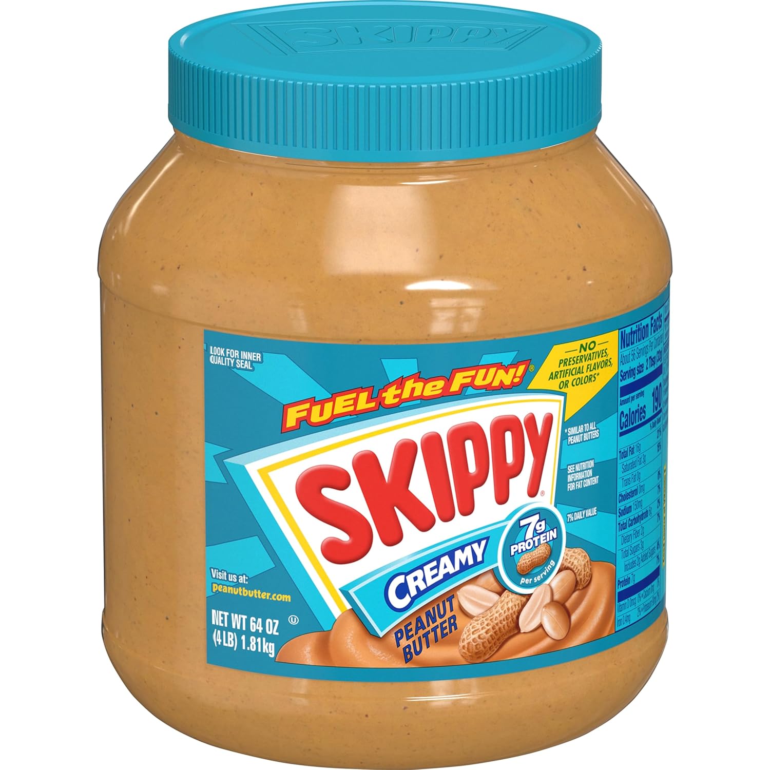 Skippy Creamy Peanut Butter 64oz