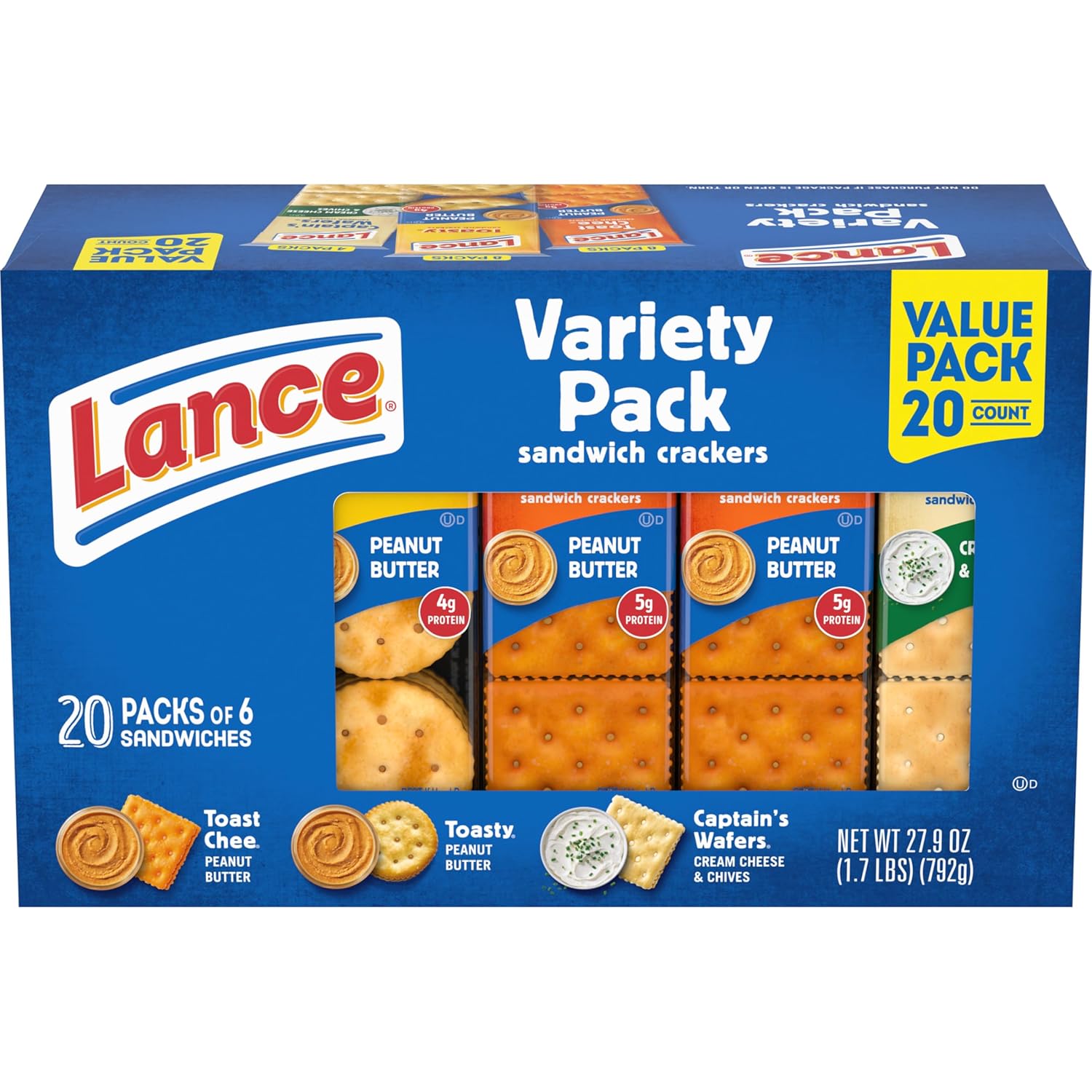Lance Variety Pack Sandwich Crackers