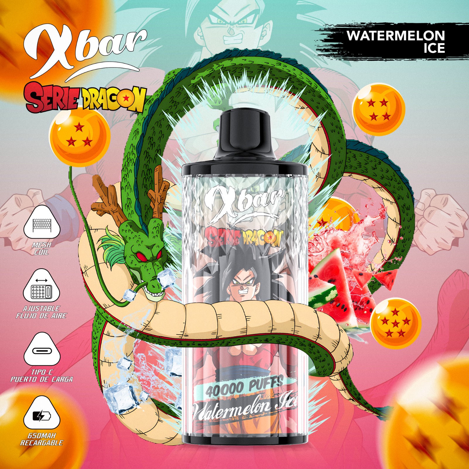 XBAR DRAGON BALL – Watermelon Ice