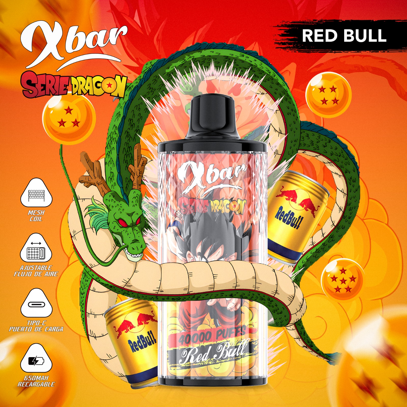 XBAR DRAGON BALL – Red Bull