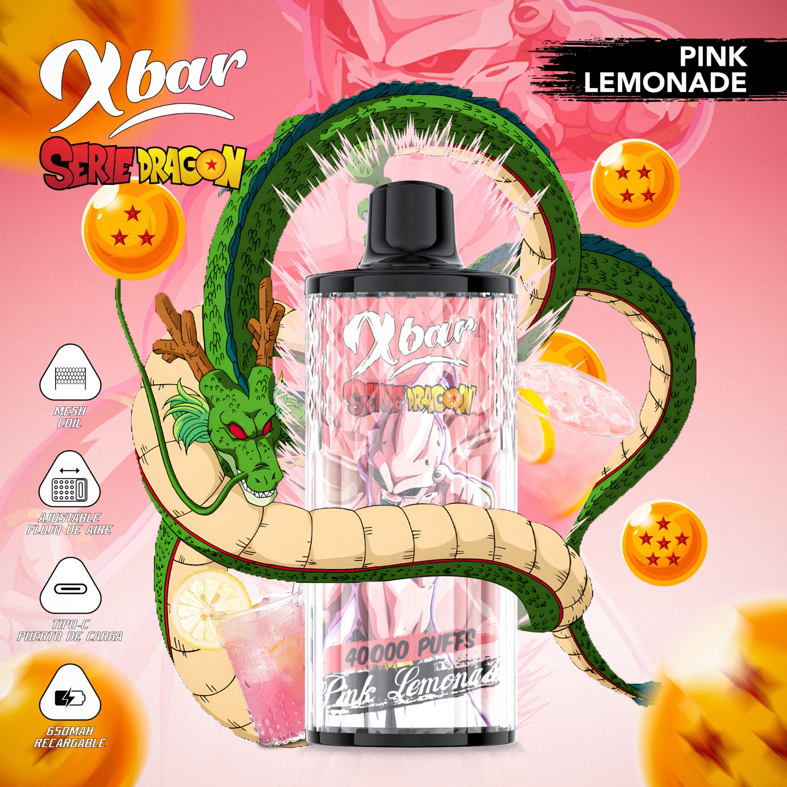 XBAR DRAGON BALL – Pink Lemonade