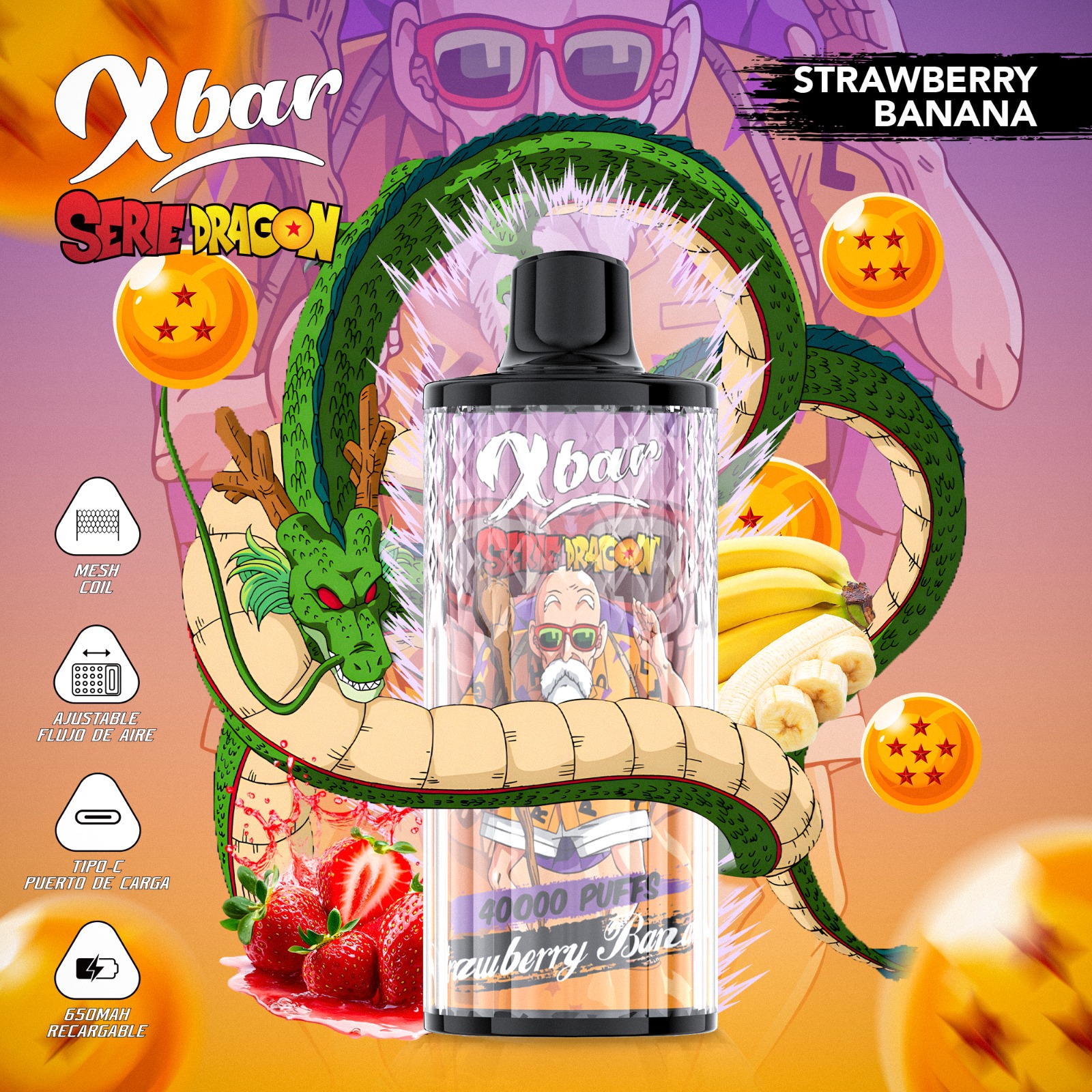 XBAR DRAGON BALL – Strawberry Banana