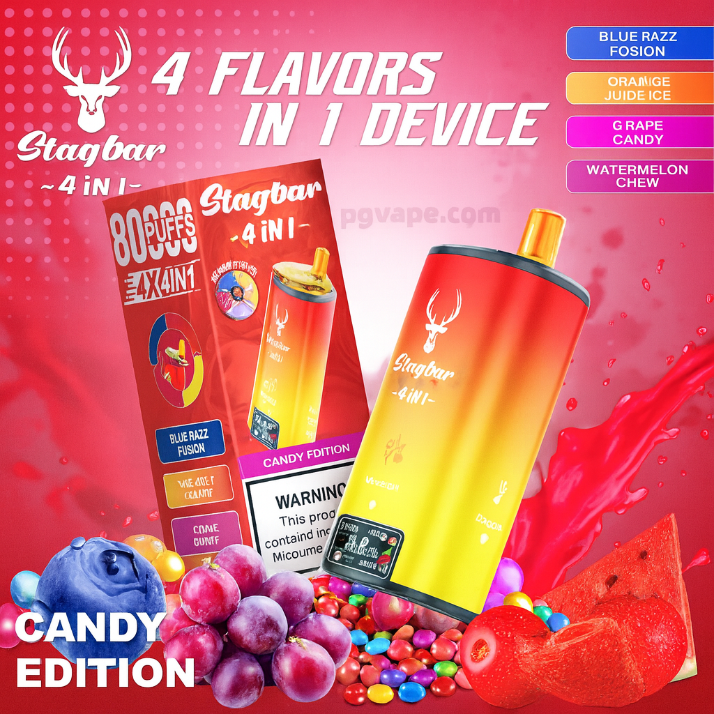 Stagbar 4 en 1 Candy Edition