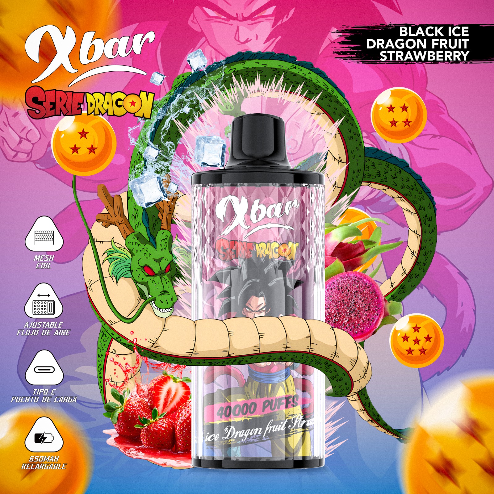 XBAR DRAGON BALL – Black Ice Dragon Fruit