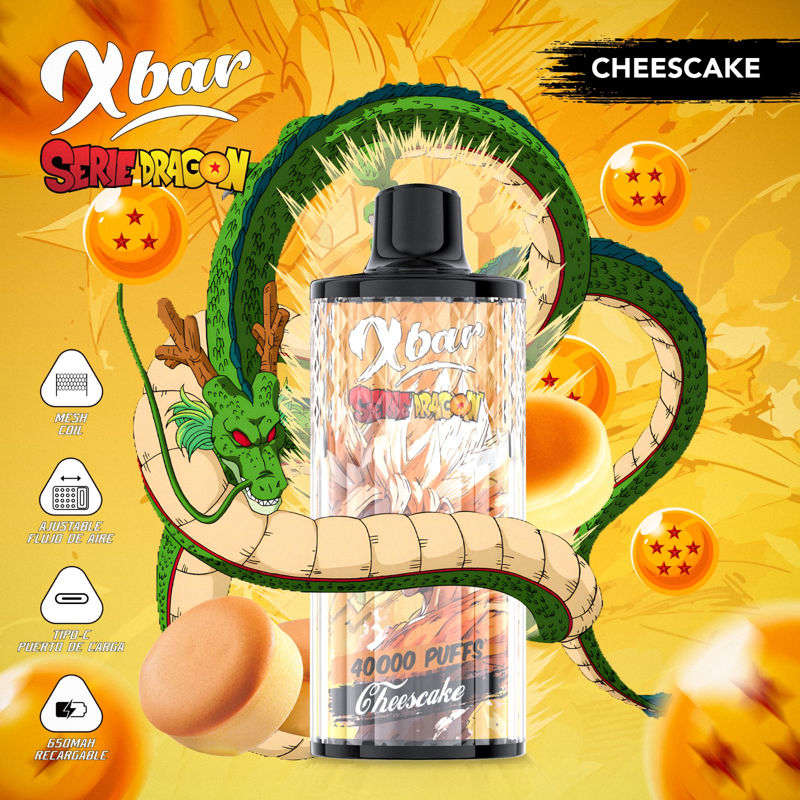 XBAR DRAGON BALL – Cheescake