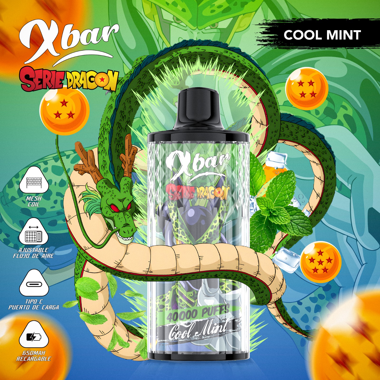 XBAR DRAGON BALL – Cool Mint