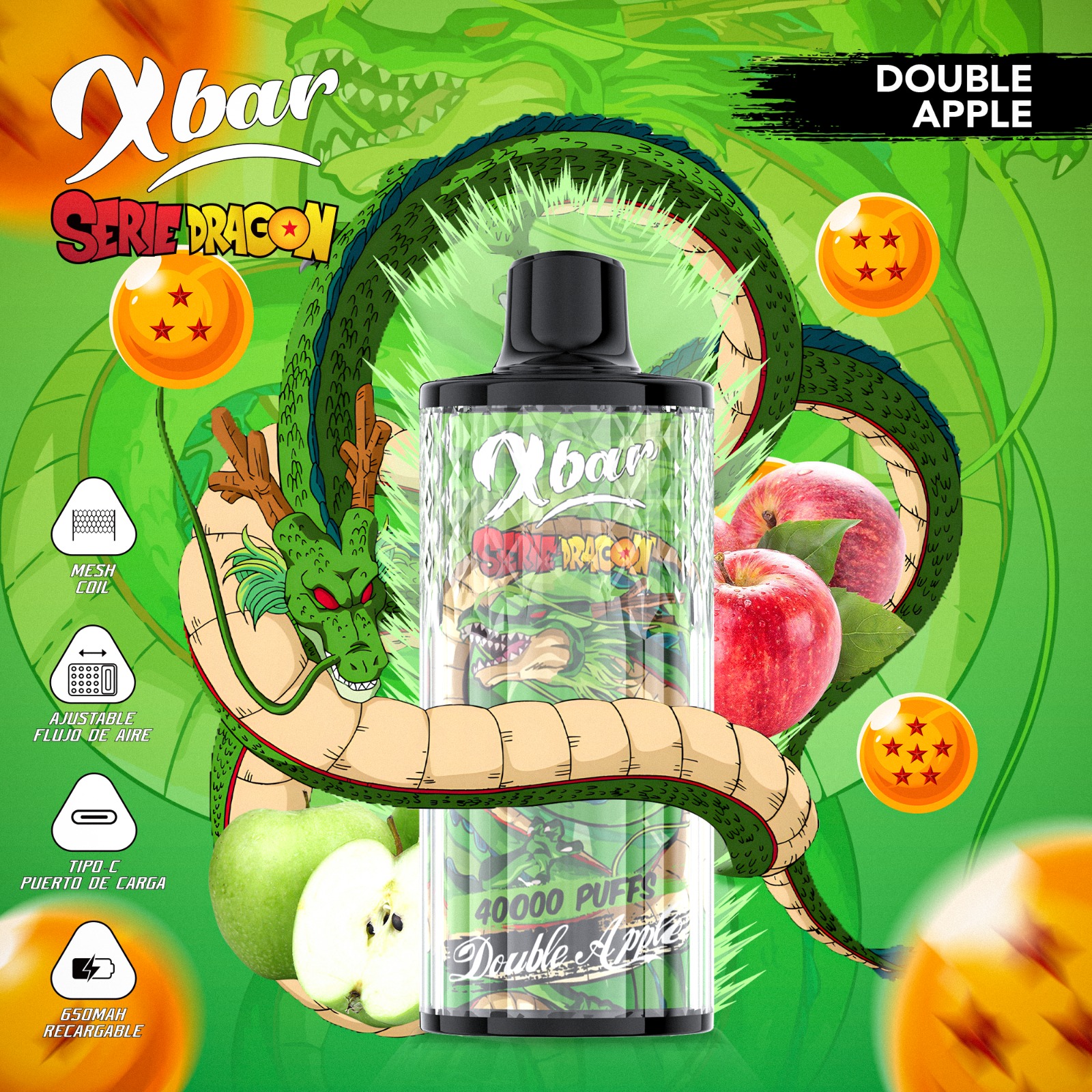 XBAR DRAGON BALL – Double Apple