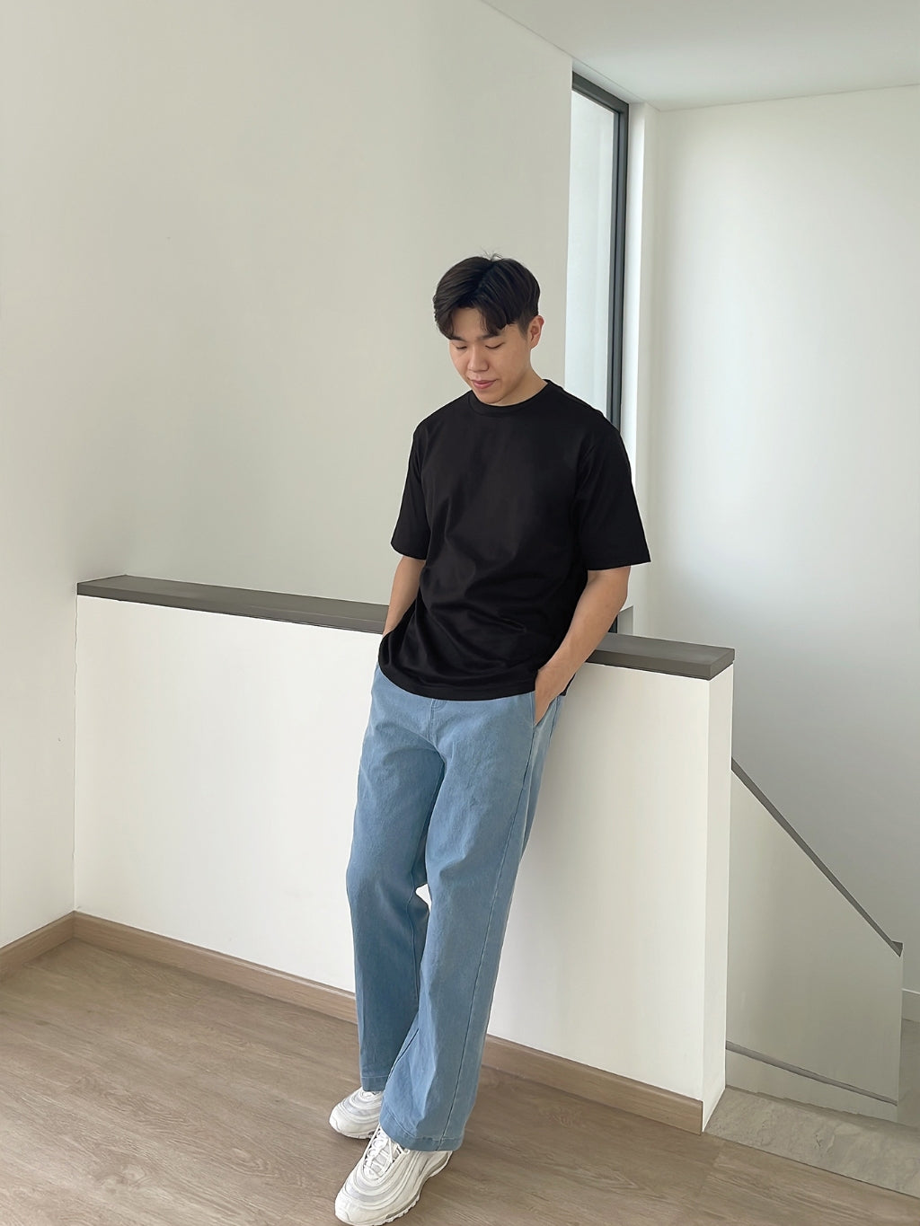 Kaos Hitam Oversize Pria