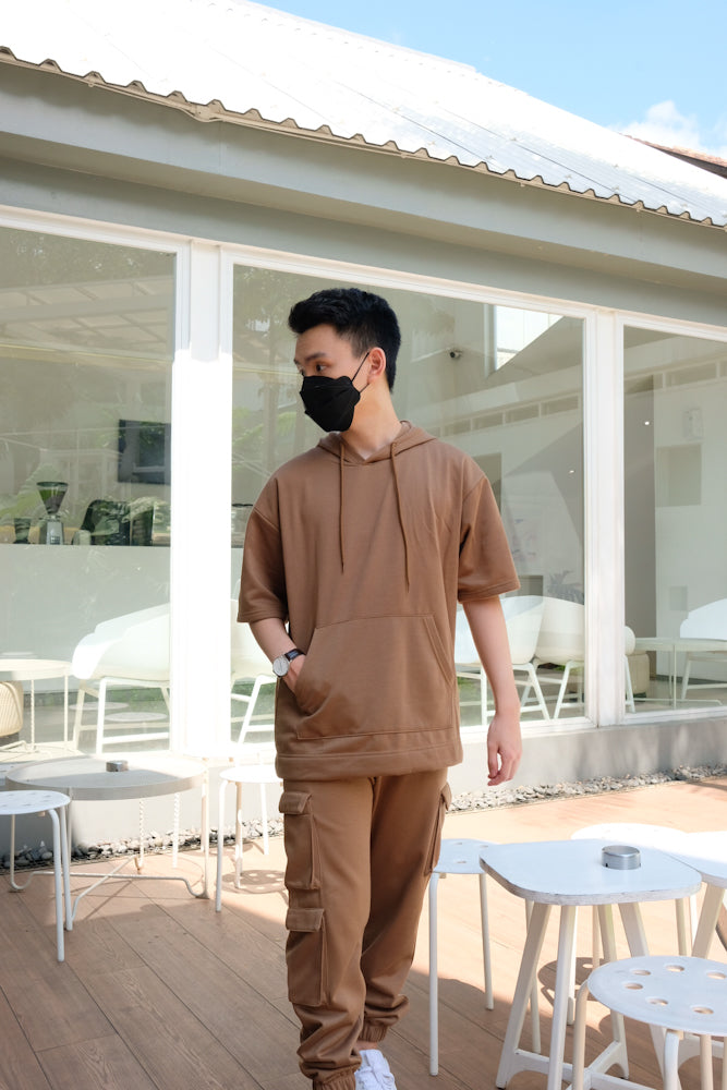 Setelan Hoodie Kasual Pria