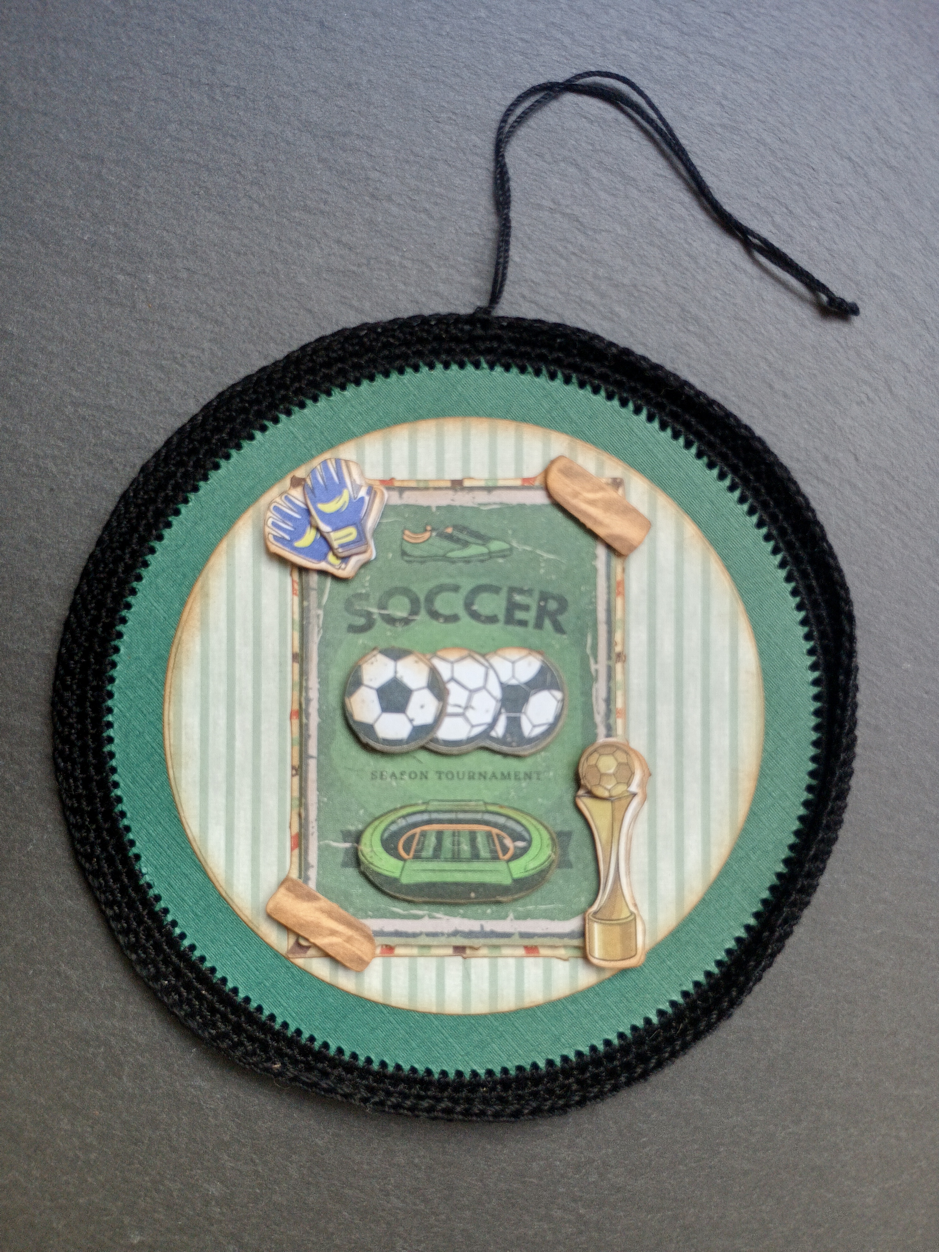 Décoration murale de football