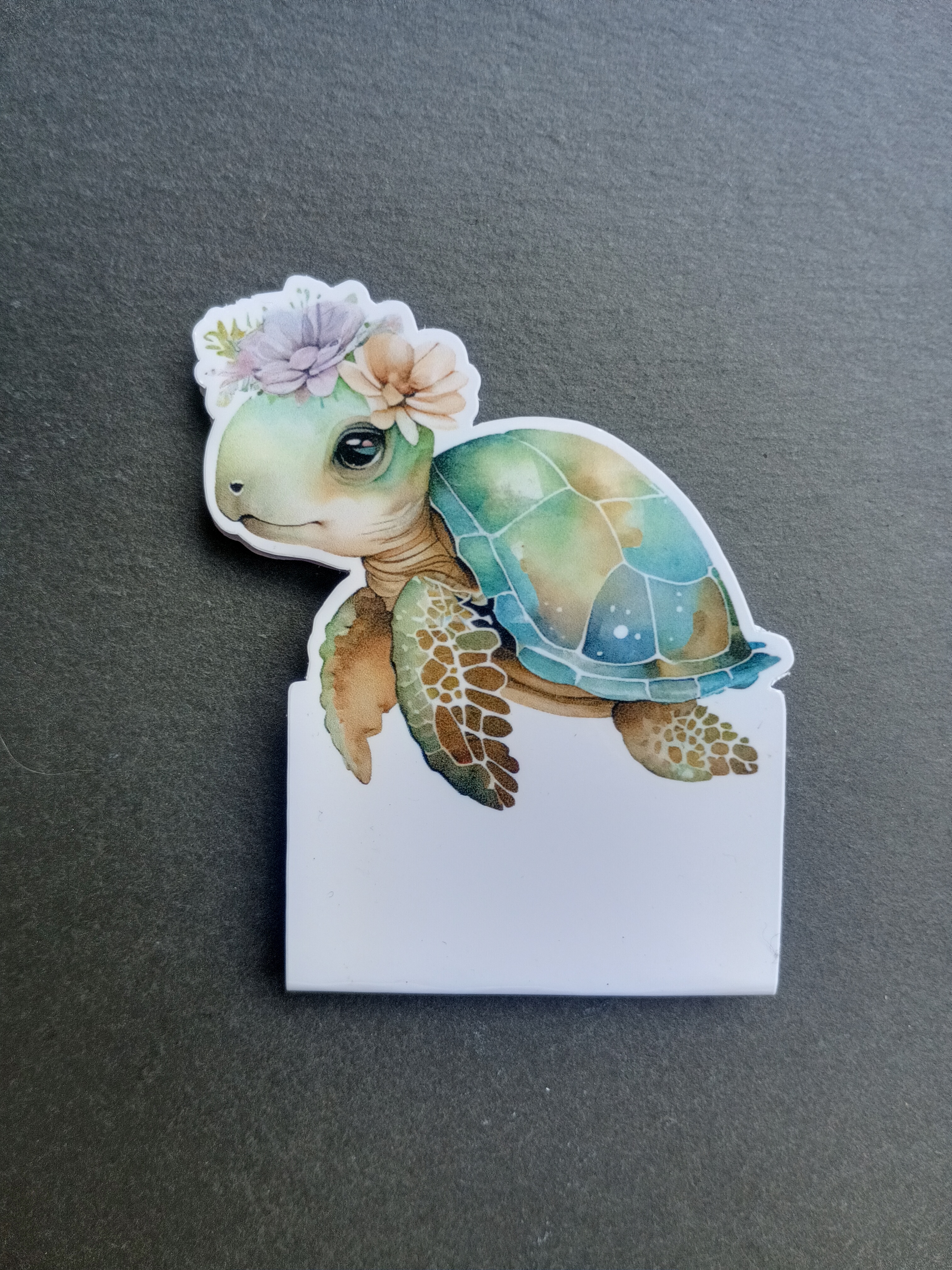 marque-page aimantéTortue Florale
