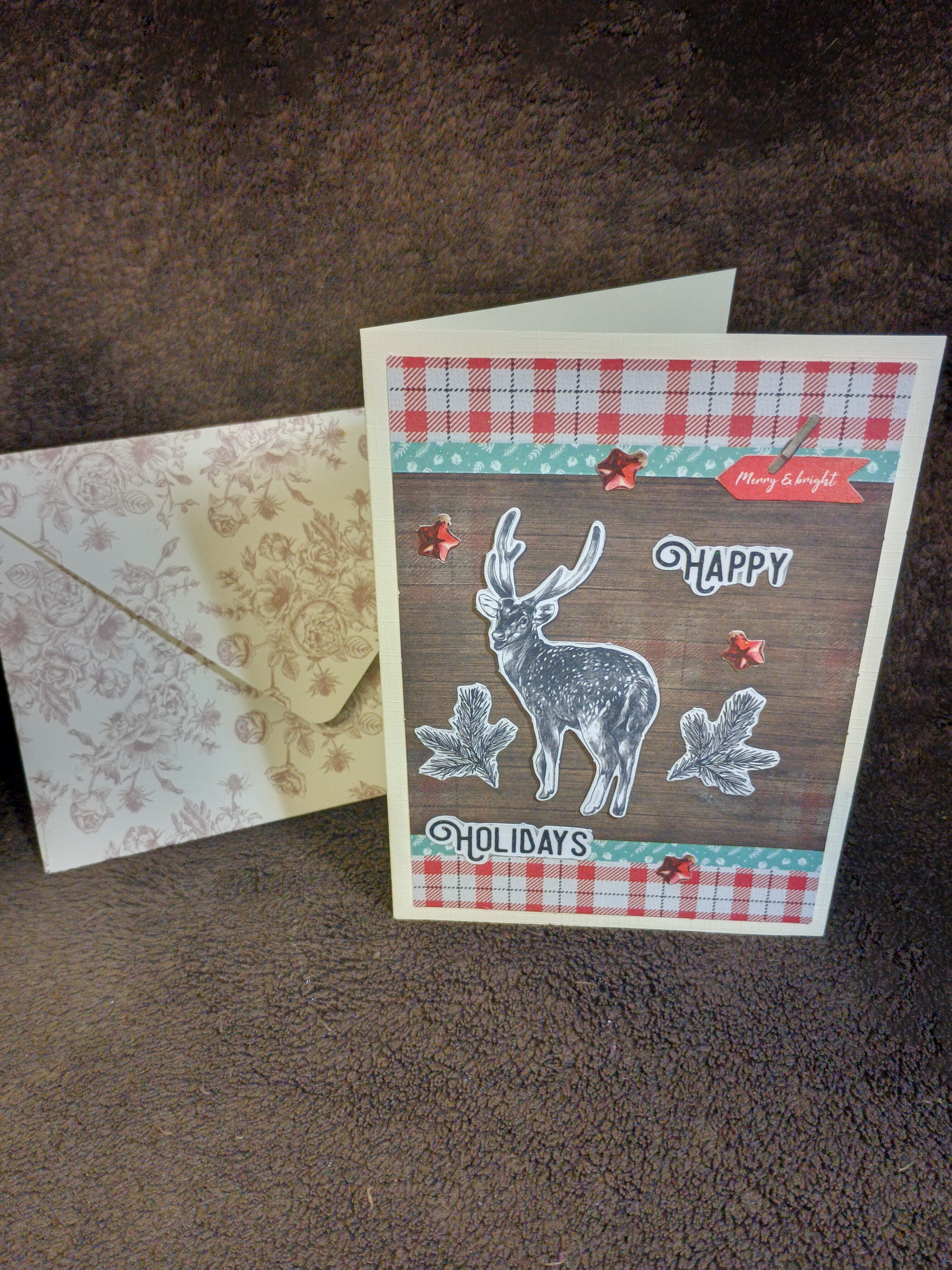 Carte de vœux 'Happy Holidays'