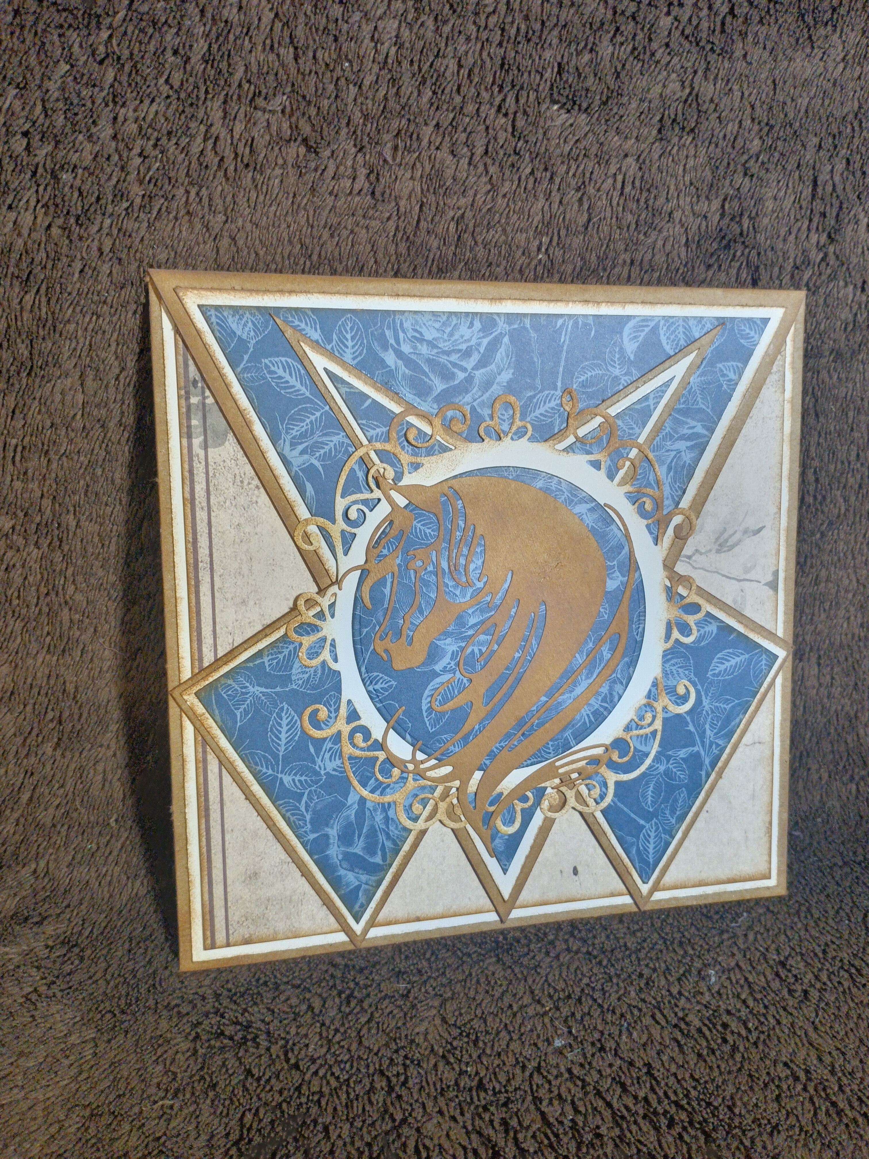 Carte artisanale cheval