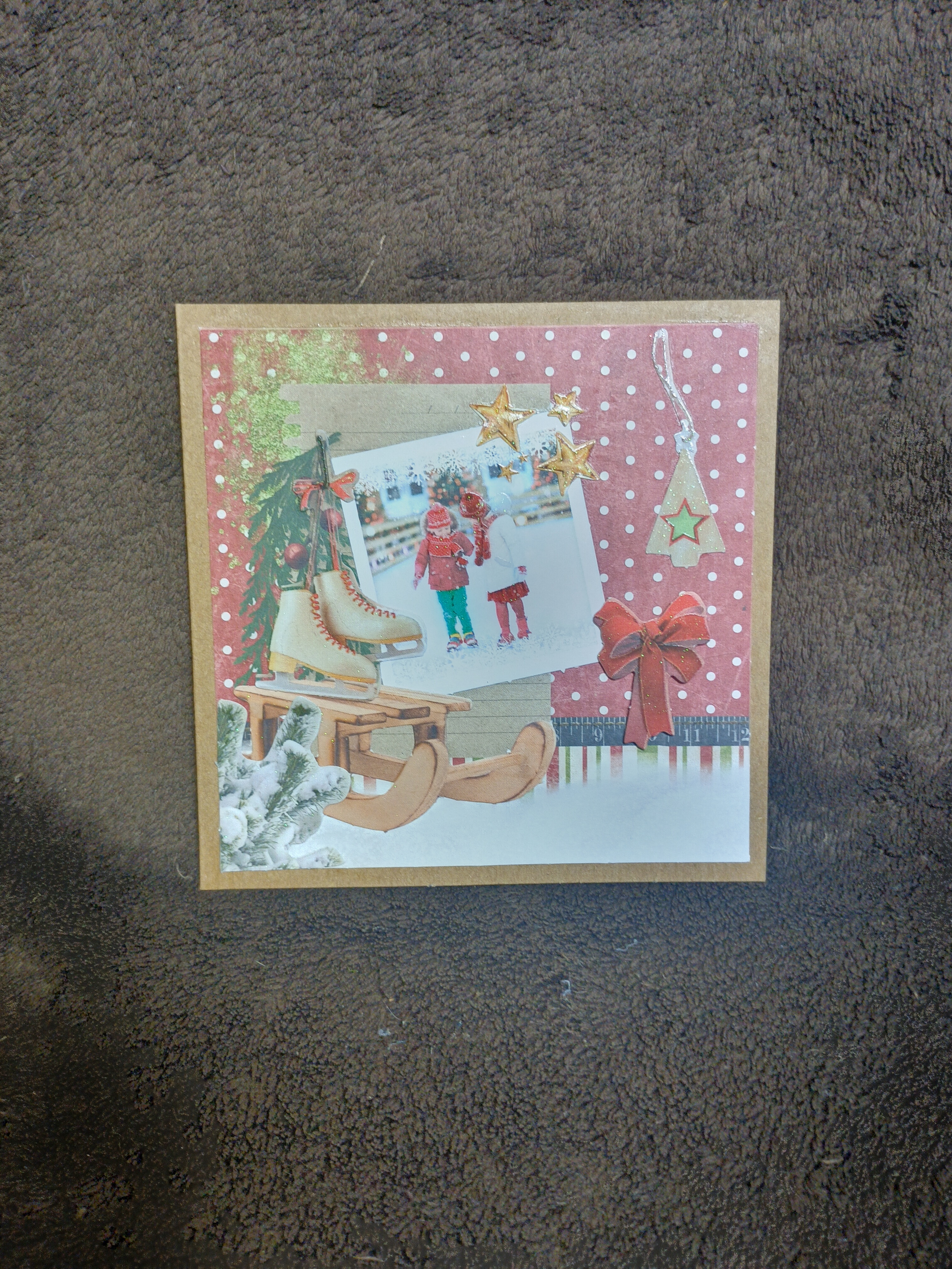 Carte de vœux hivernale