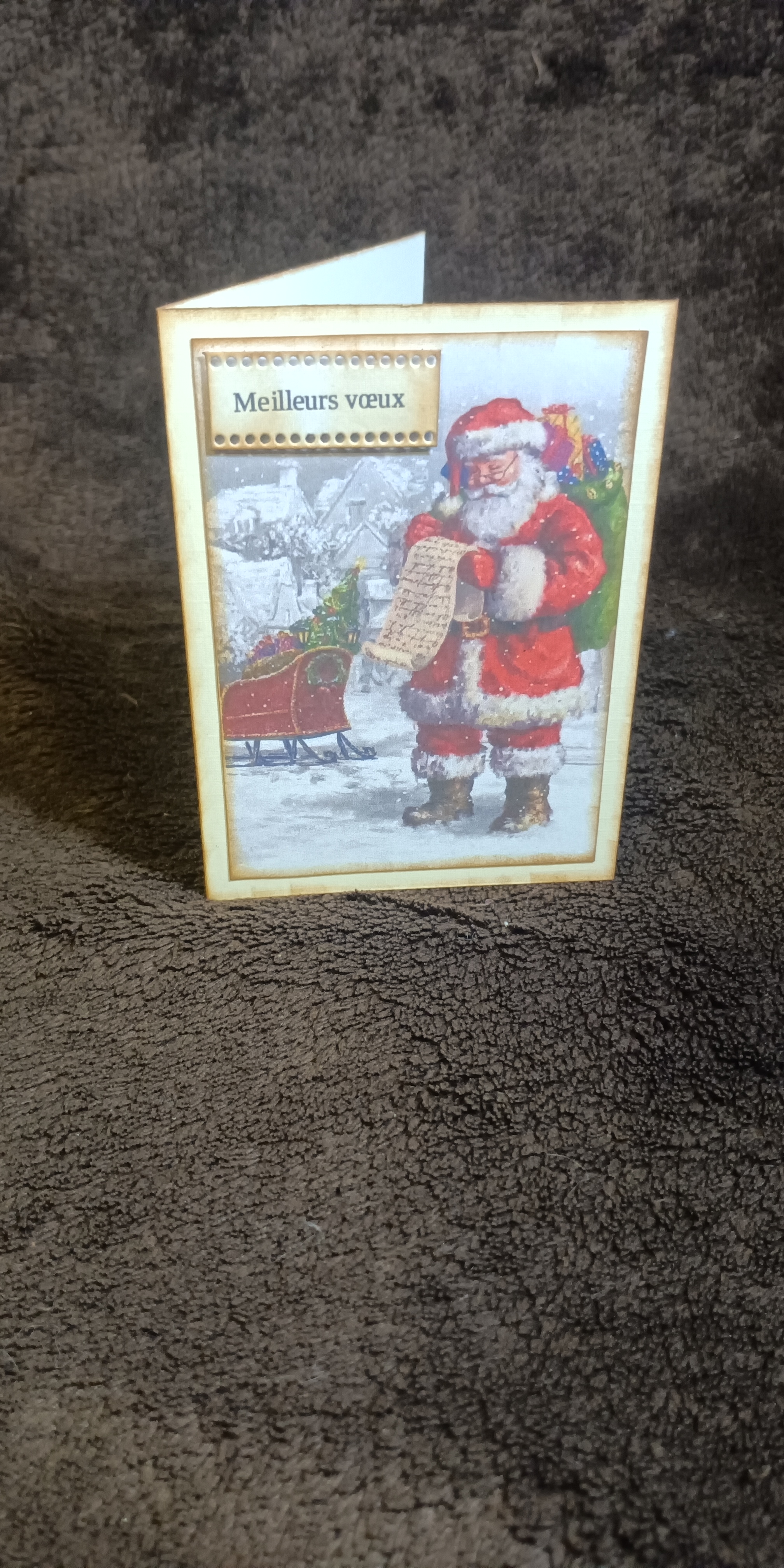 Carte de vœux de Noël