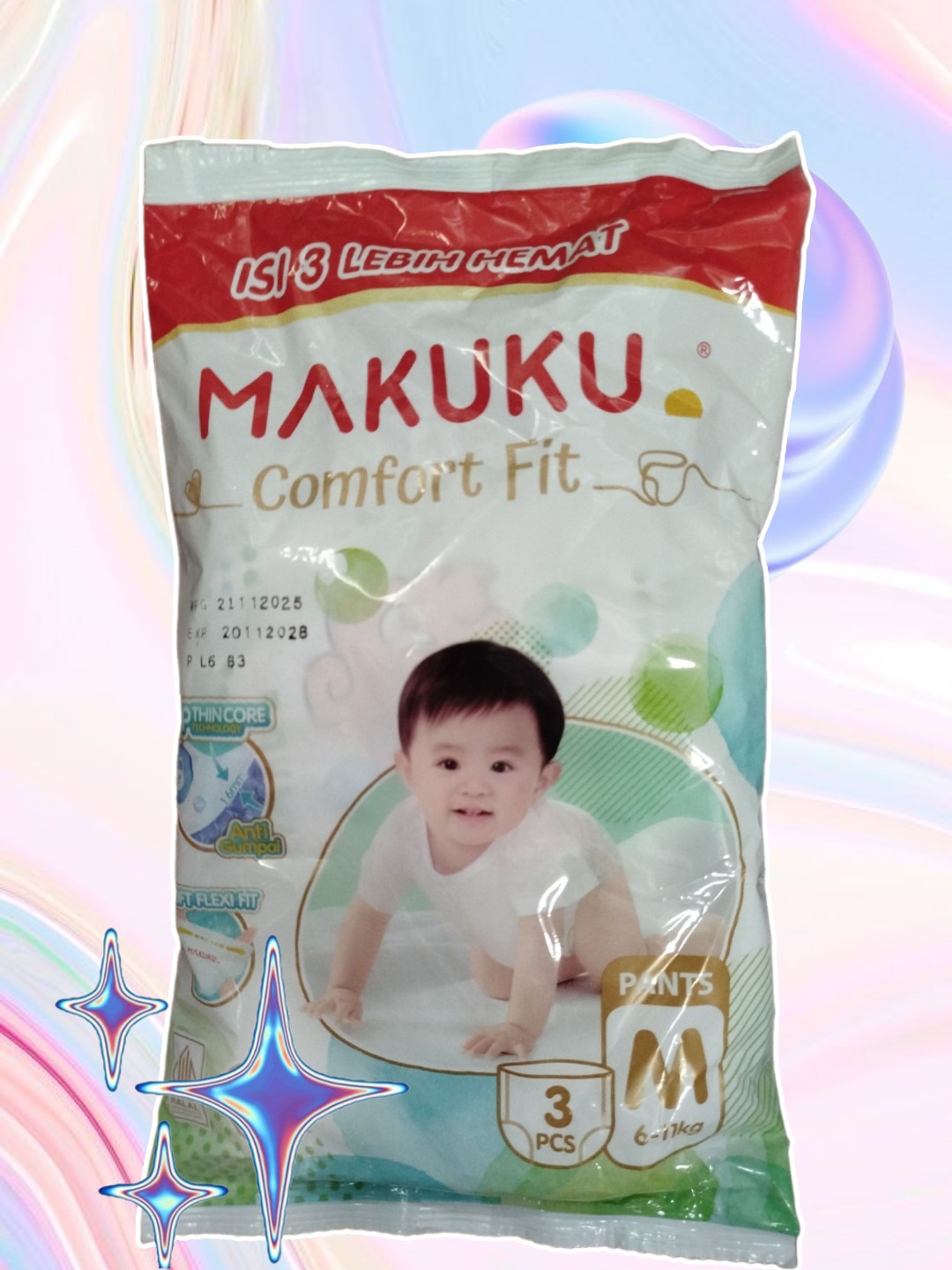 Makuku Comfort Fit Pants Isi 3pcs All Varian