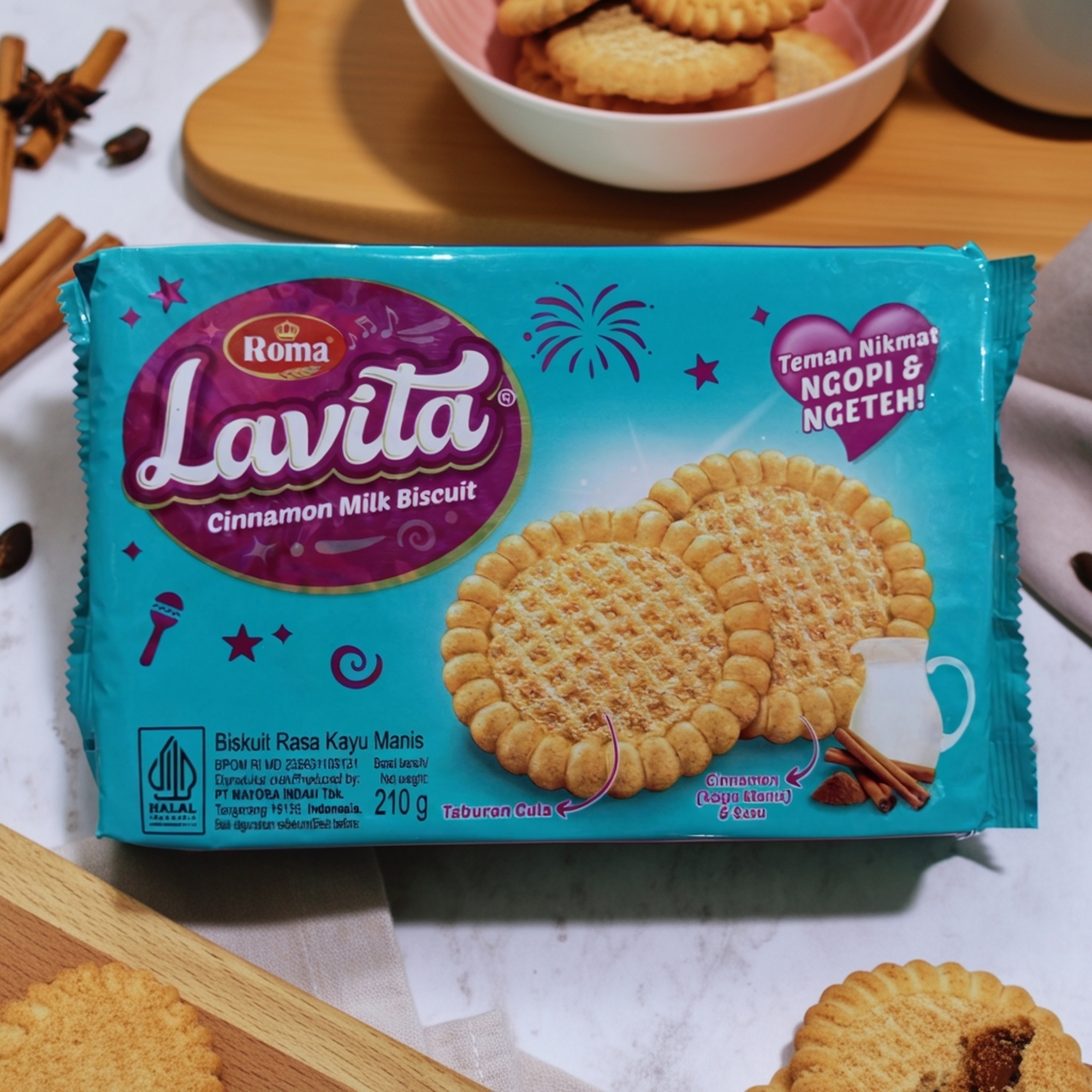 Roma Lavita Cinnamon Milk Biscuit