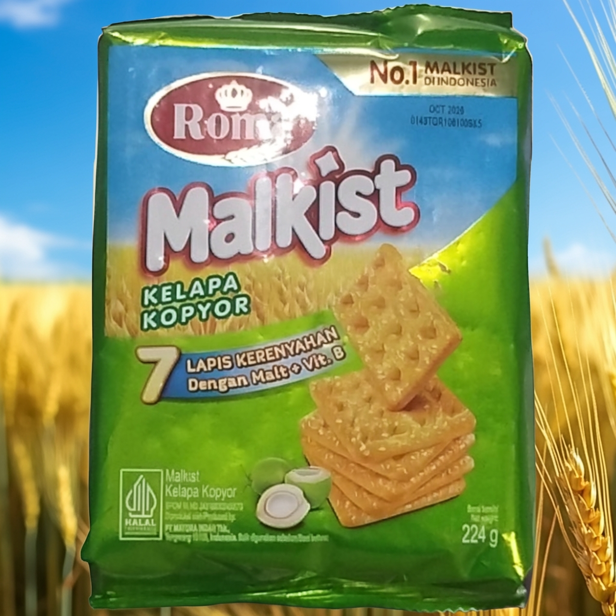 Roma Malkist Kelapa Kopyor