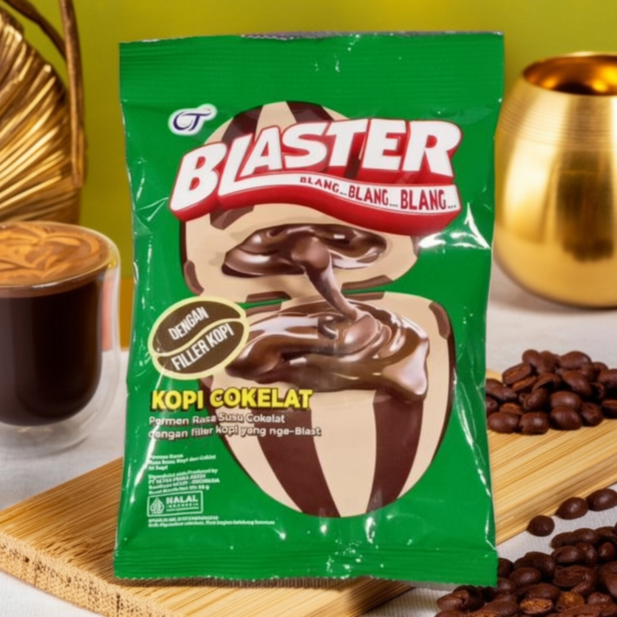 Permen Blaster Kopi Cokelat