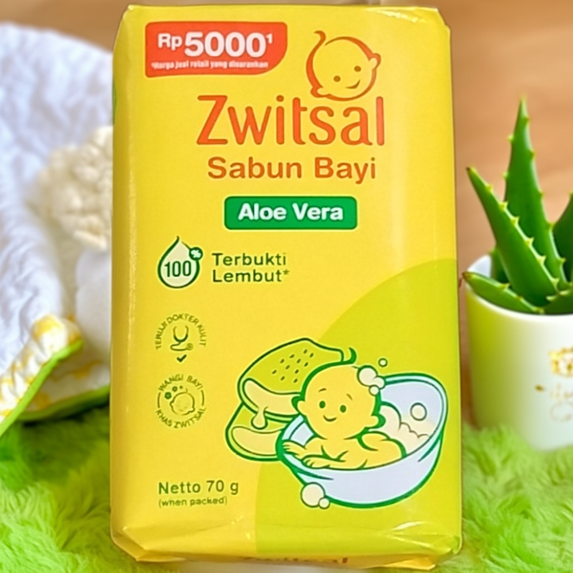 Zwitsal Sabun Bayi Aloe Vera