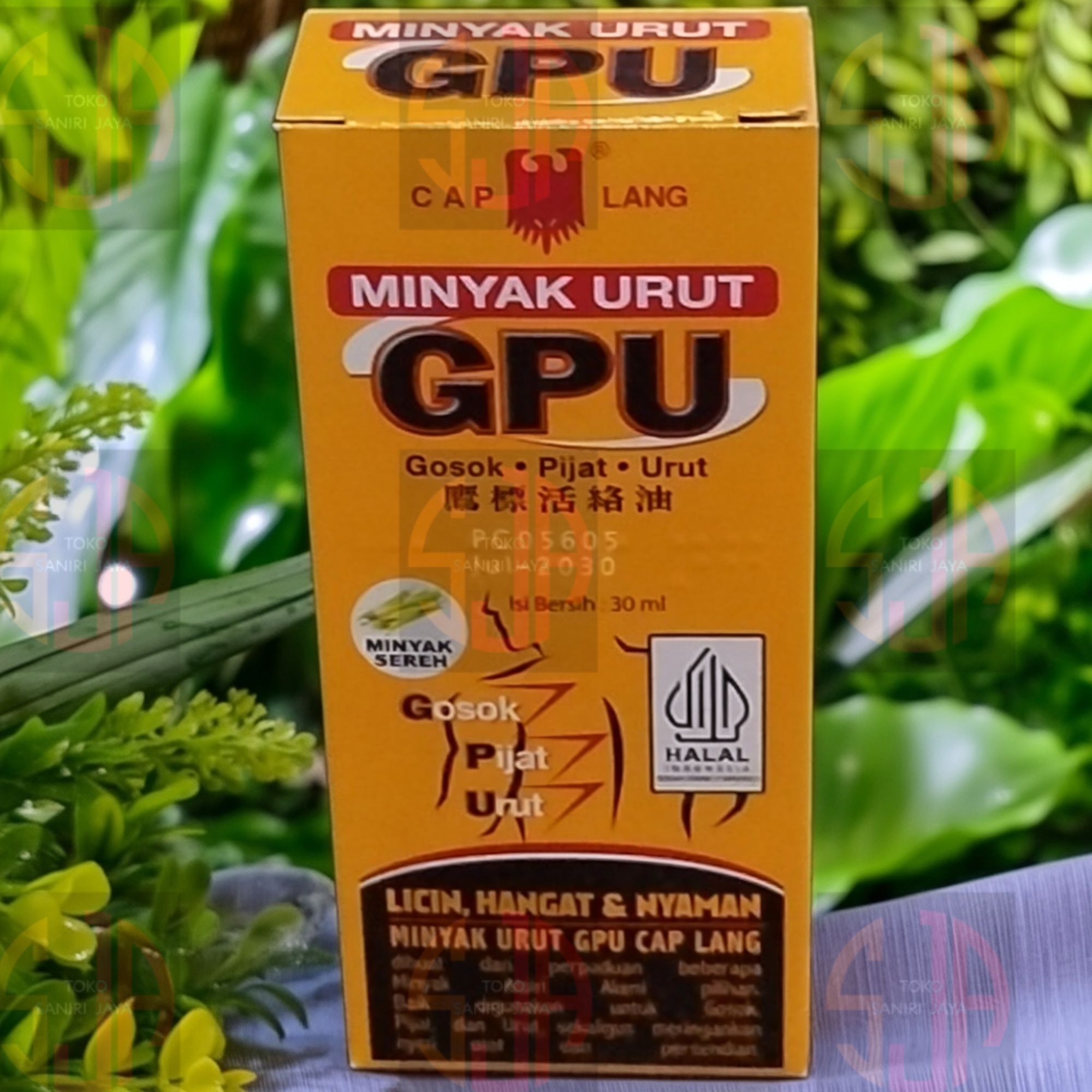Minyak Urut GPU Cap Lang