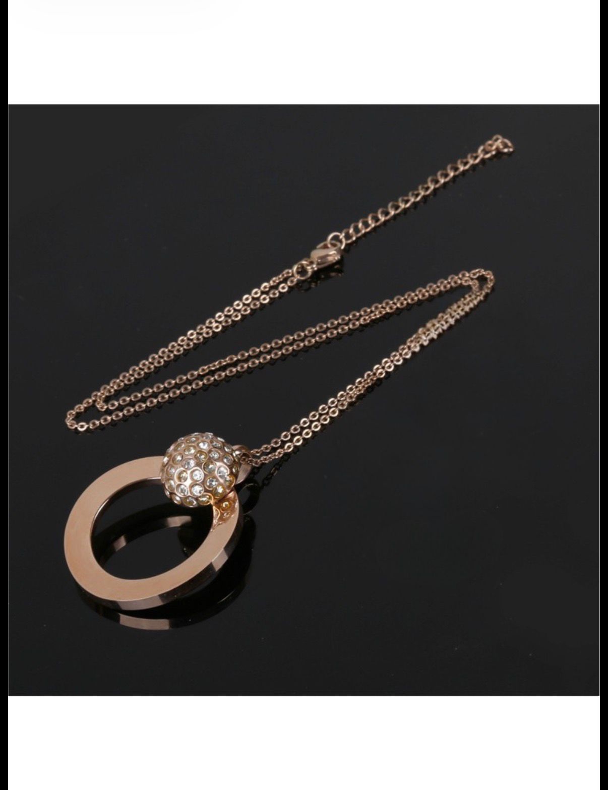 Collier cercle doré