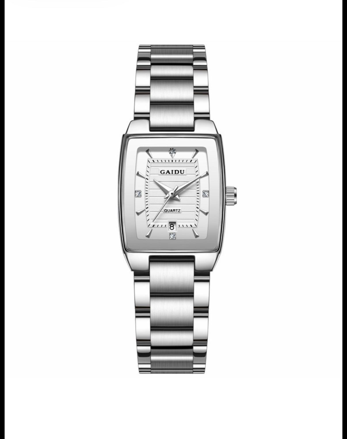 Montre-bracelet argentée