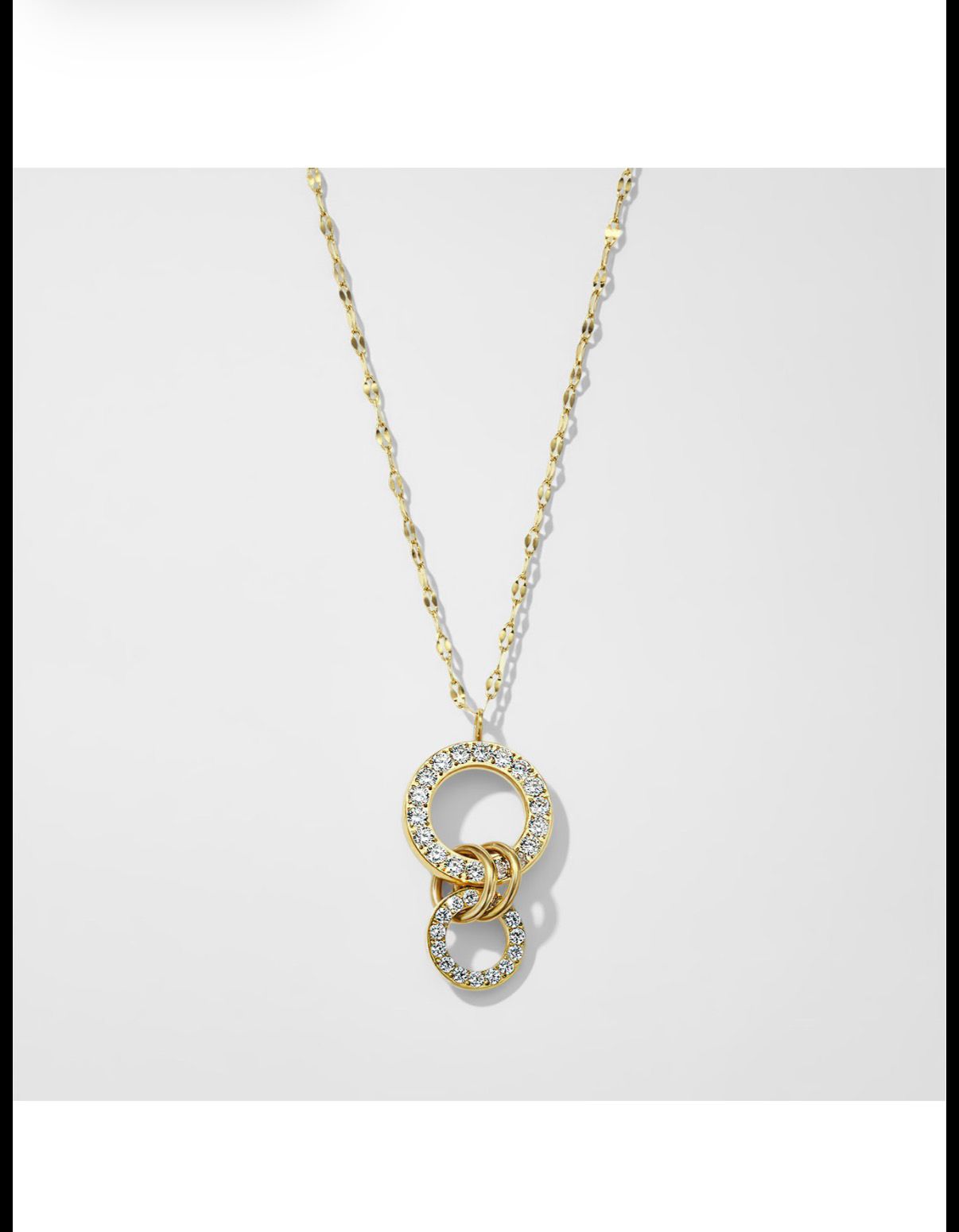 Collier pendentif dorée