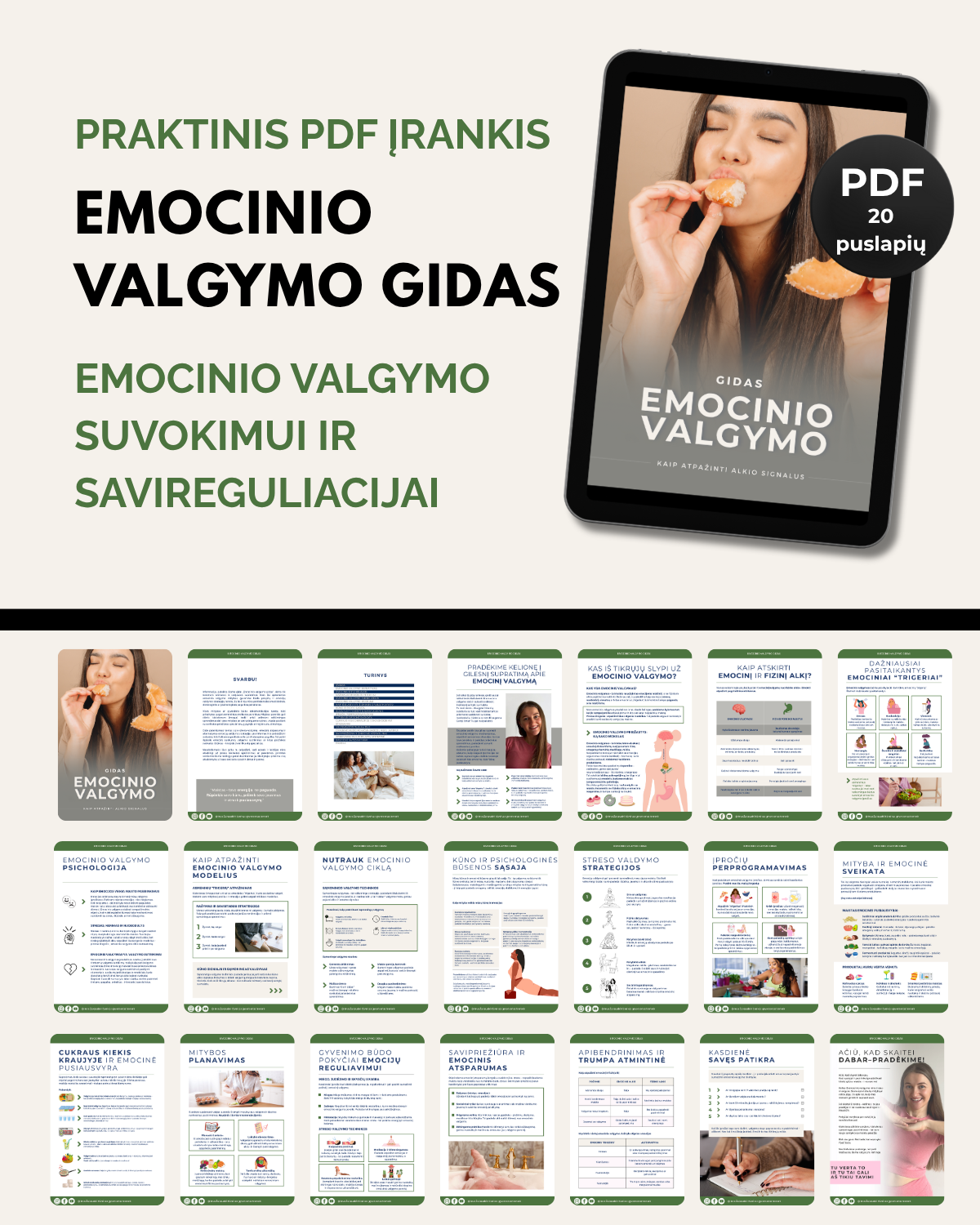 Emocinio valgymo gidas