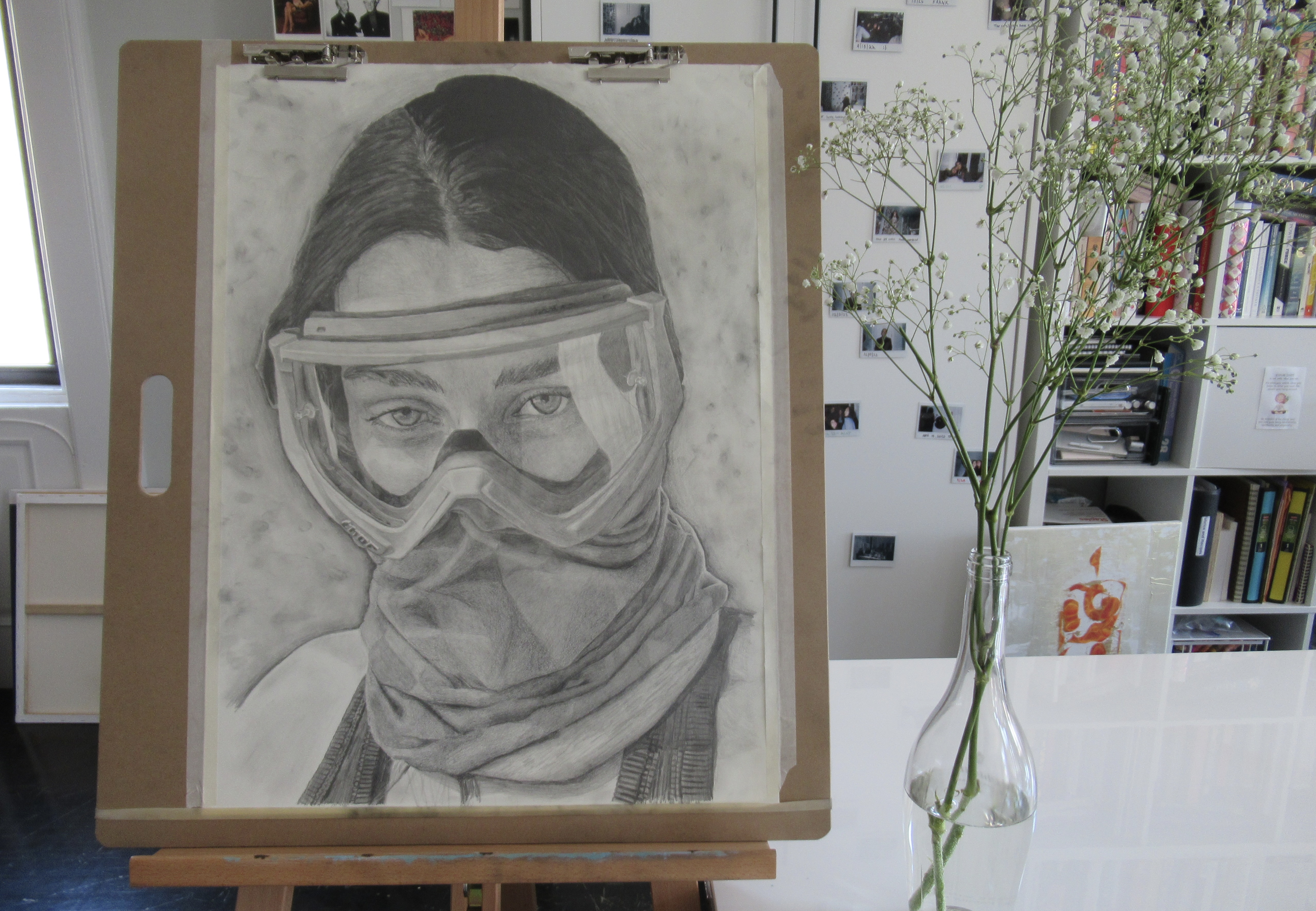 Custom Black & White Pencil Portrait (6 × 8)