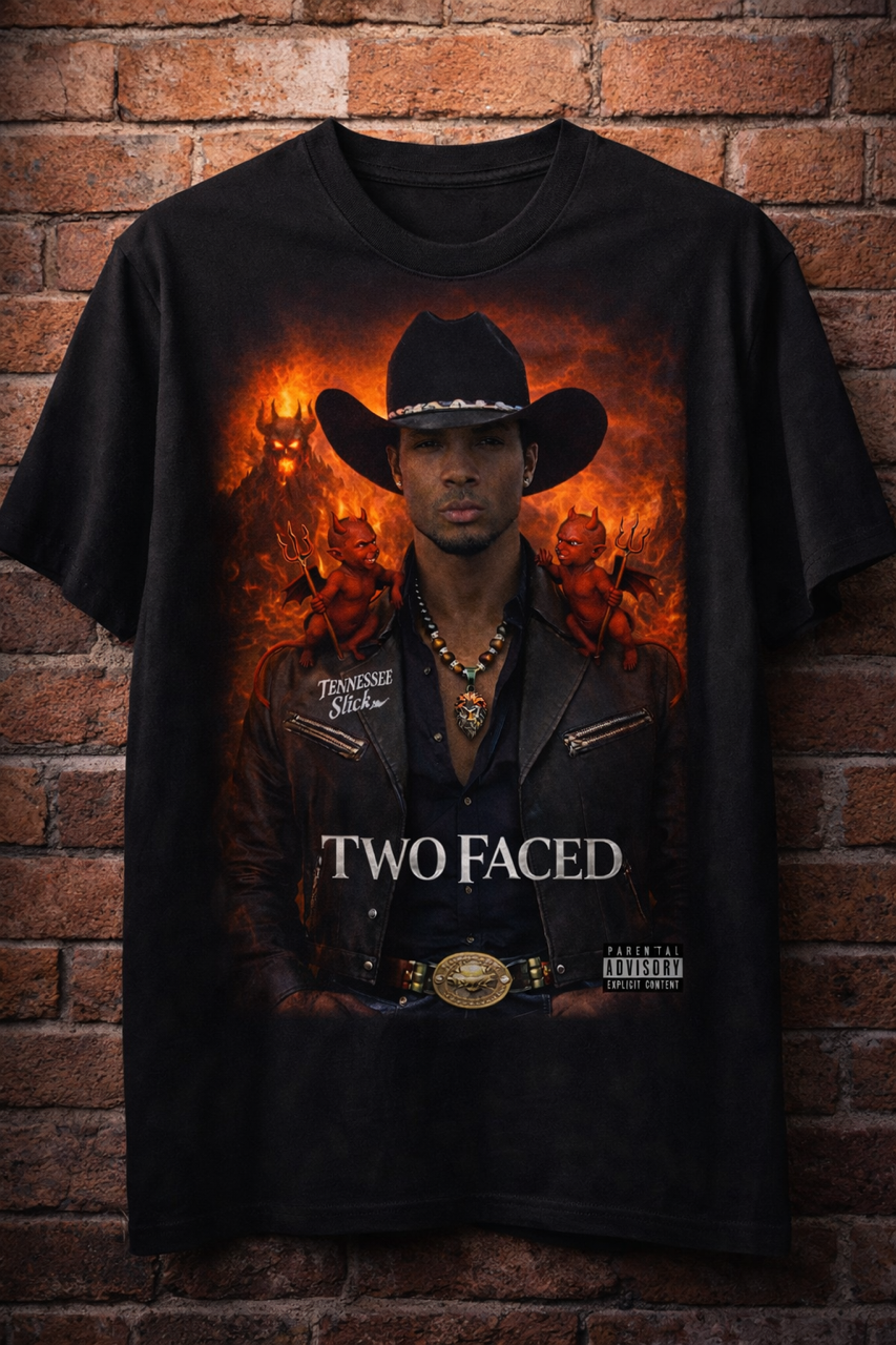 Two Faced Graphic T-Shirt