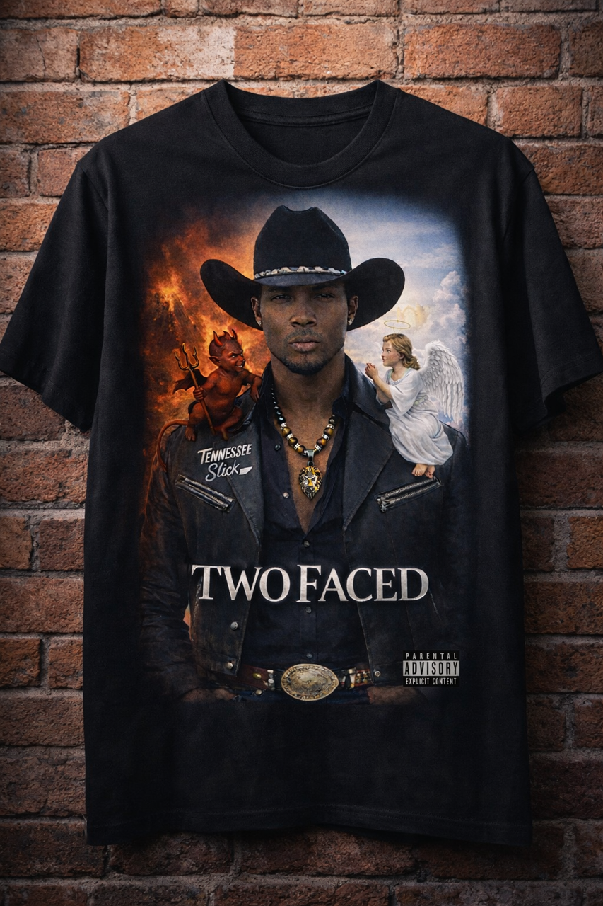 Two Faced Graphic T-Shirt