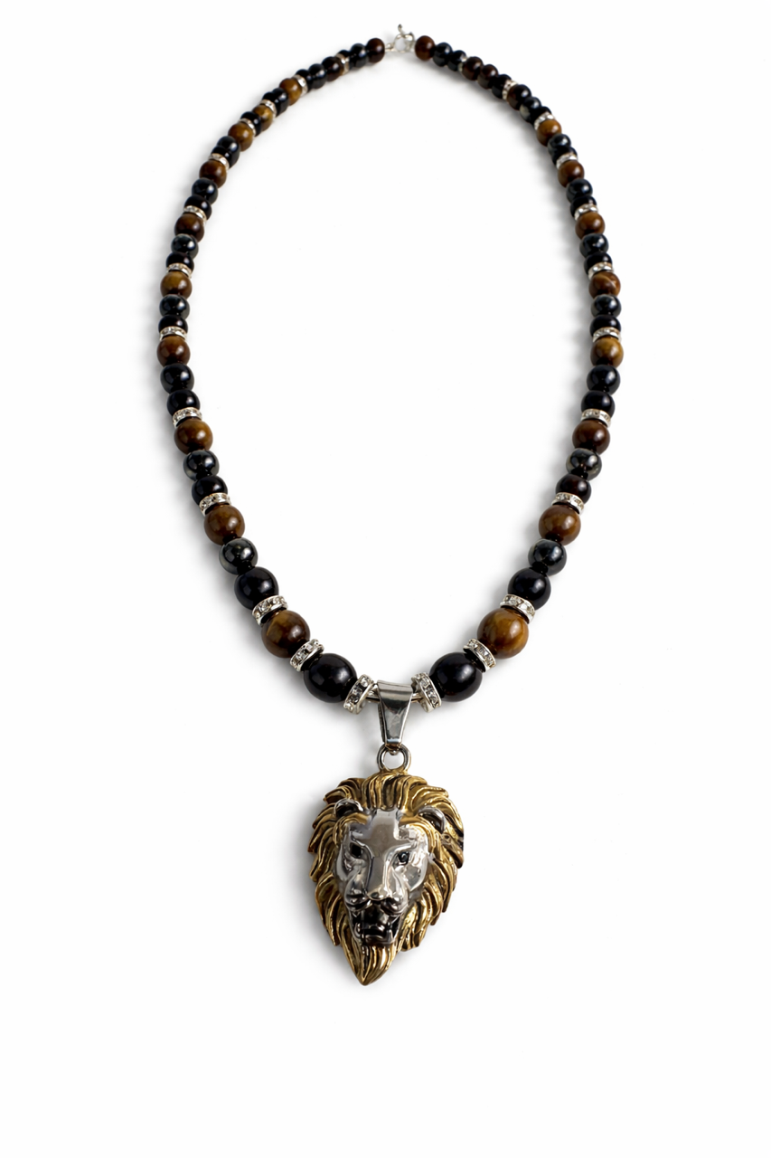 Lion Head Pendant Necklace