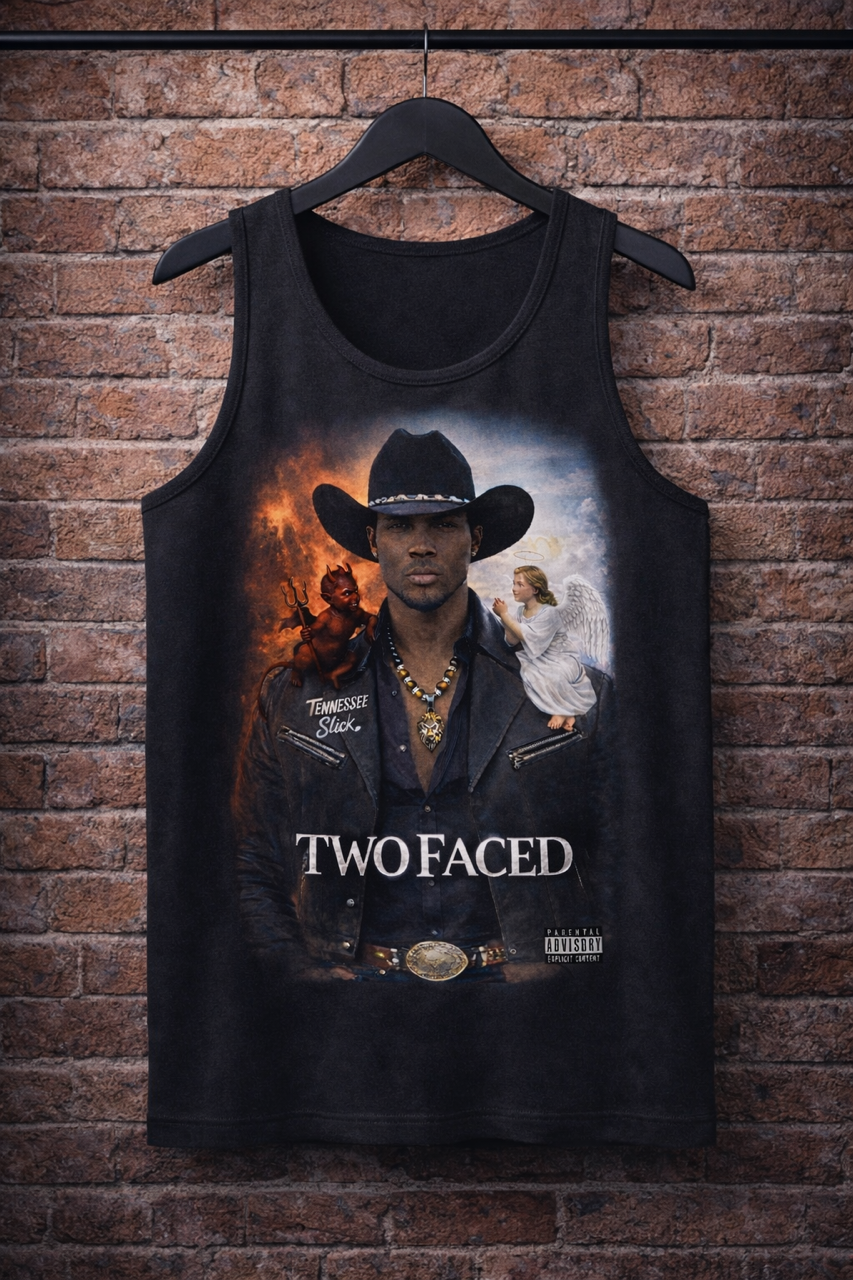 Two Faced Graphic Tank Top