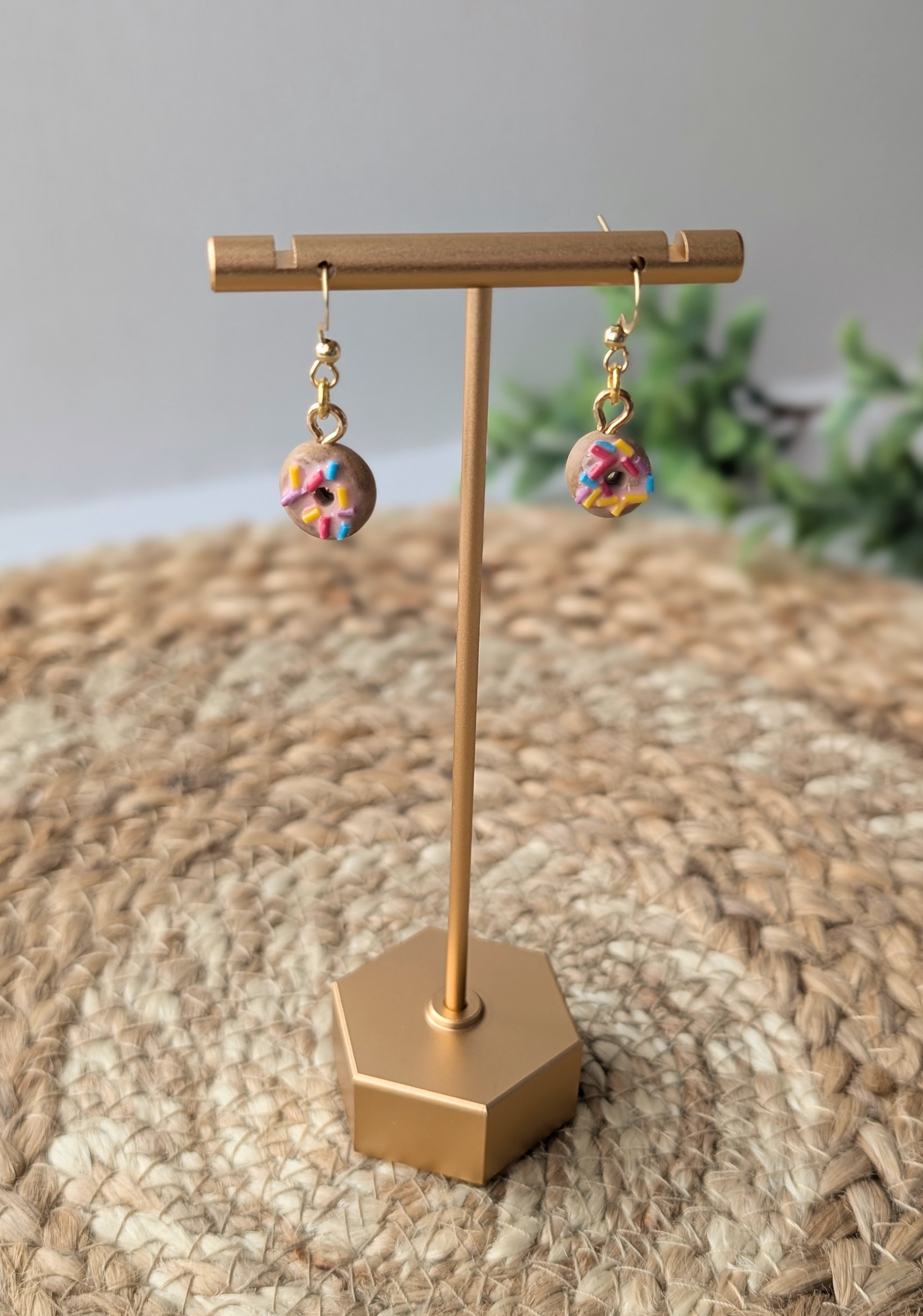 Pink Mini Donut Earrings