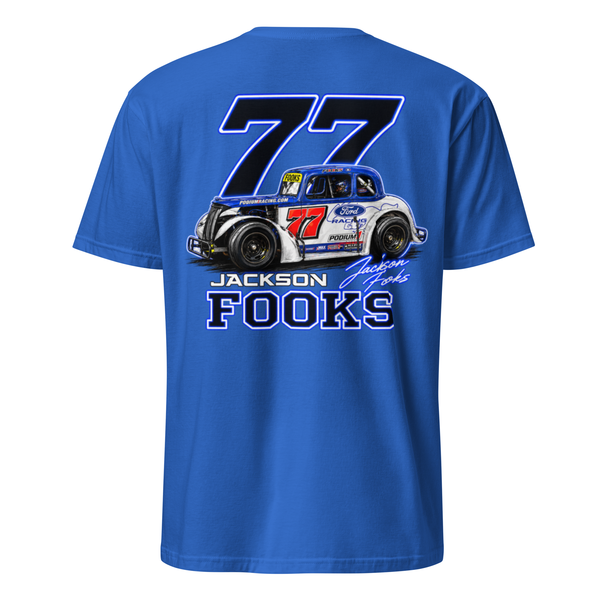 Neon Signature Jackson Fooks Car Graphic T-Shirt - 6 Color Options