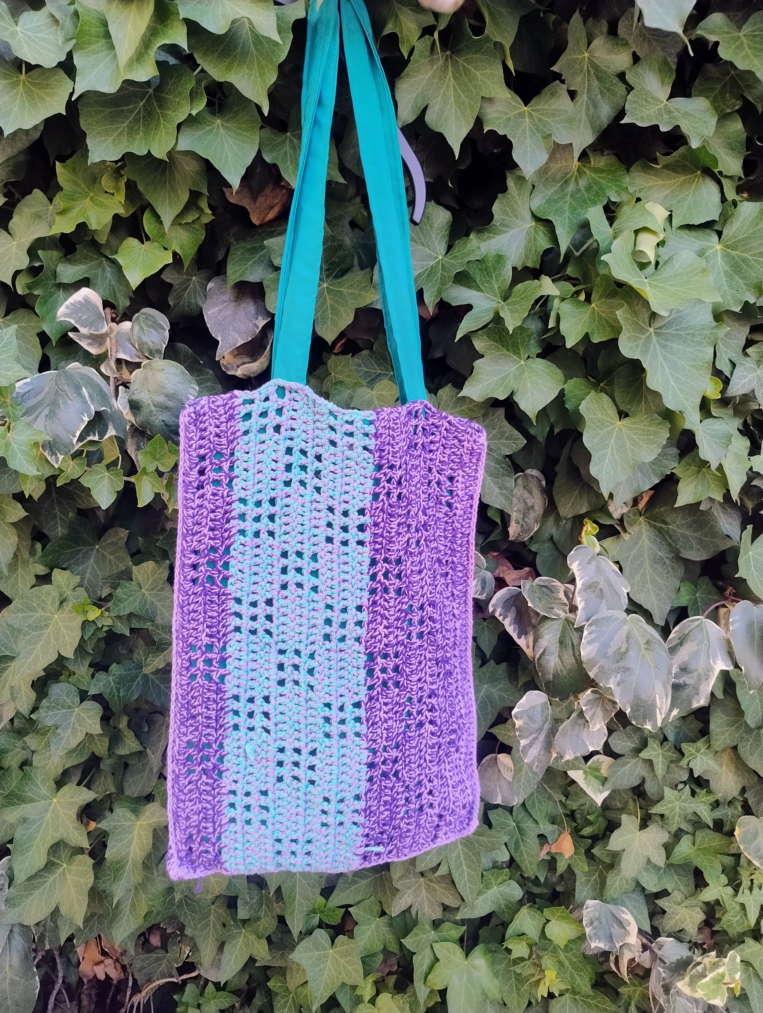 Tote Bag tejida a crochet