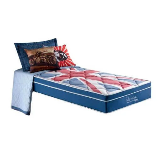 Colchão London Solteiro Anjos Molas Superlastic