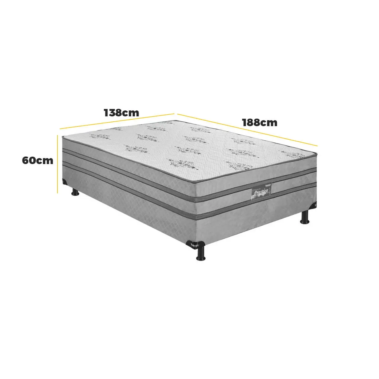 CAMA BOX DE MOLAS ENSACADAS - PRESTIGE