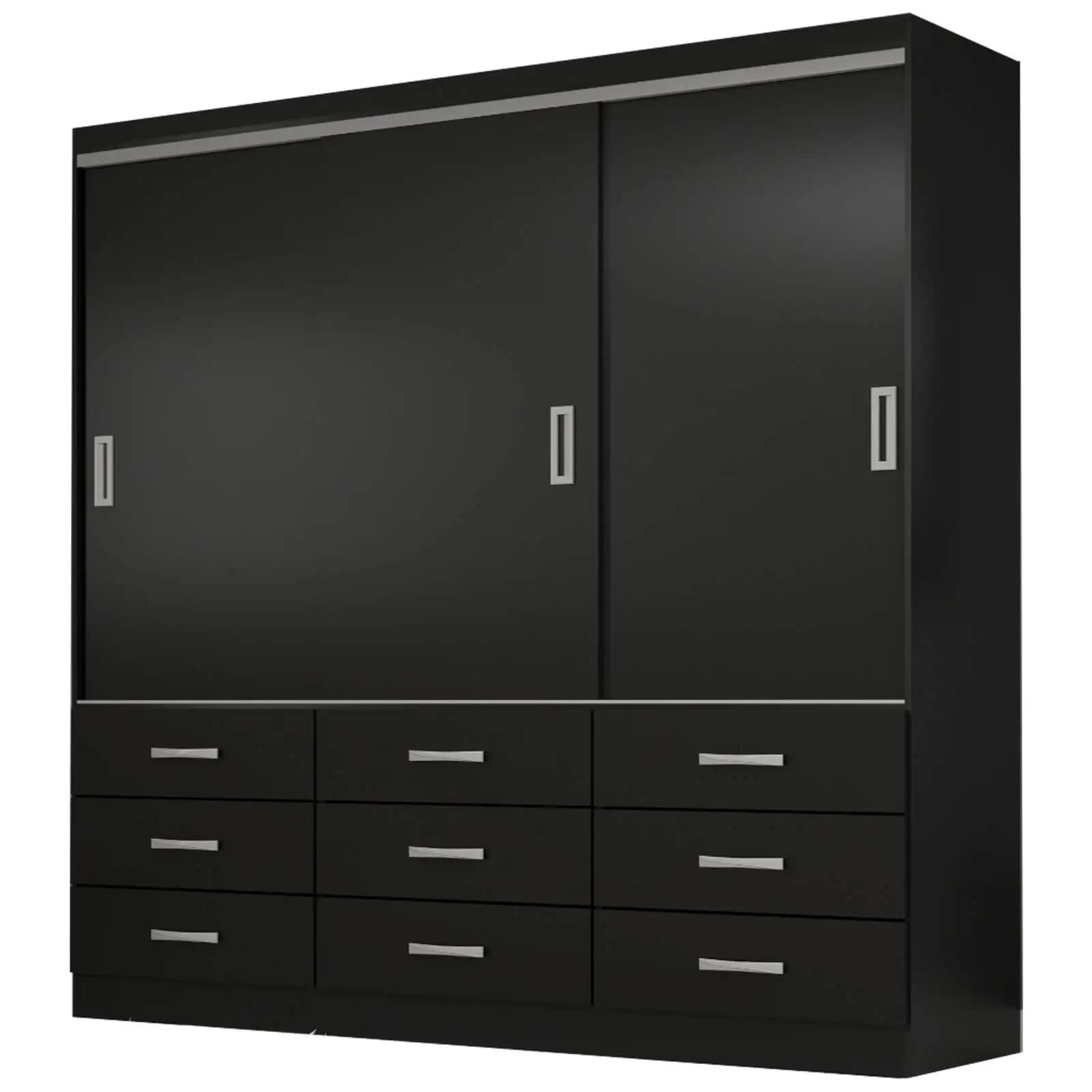 Kit Quarto; CAMA BOX CASAL MÔNACO D28 + GUARDA ROUPA ISABELA CASAL