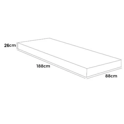 Colchão Eiffel Solteiro 88×188 com Molas Ensacadas Anjos