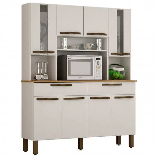 Armário de Cozinha Turim 8 Portas 2 Gavetas Salleto