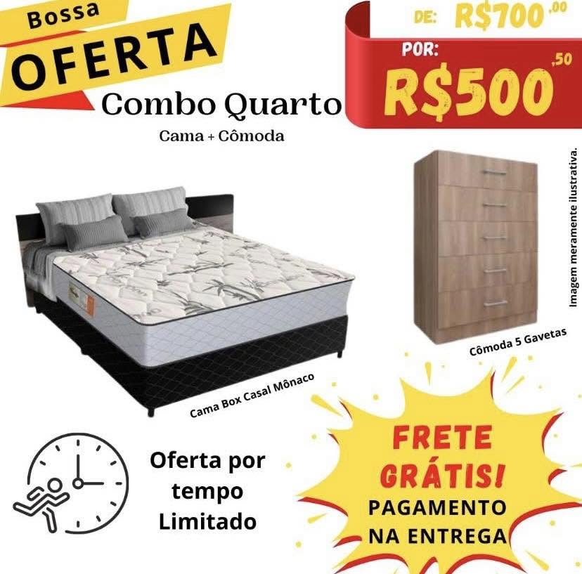 COMBO QUARTO PREMIUM 5 (FRETE GRÁTIS)