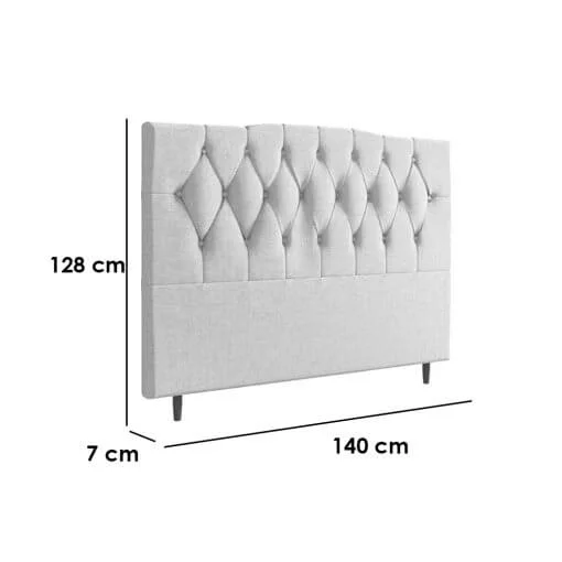 Cabeceira Acapulco Casal Tecido Suede Italian Flex