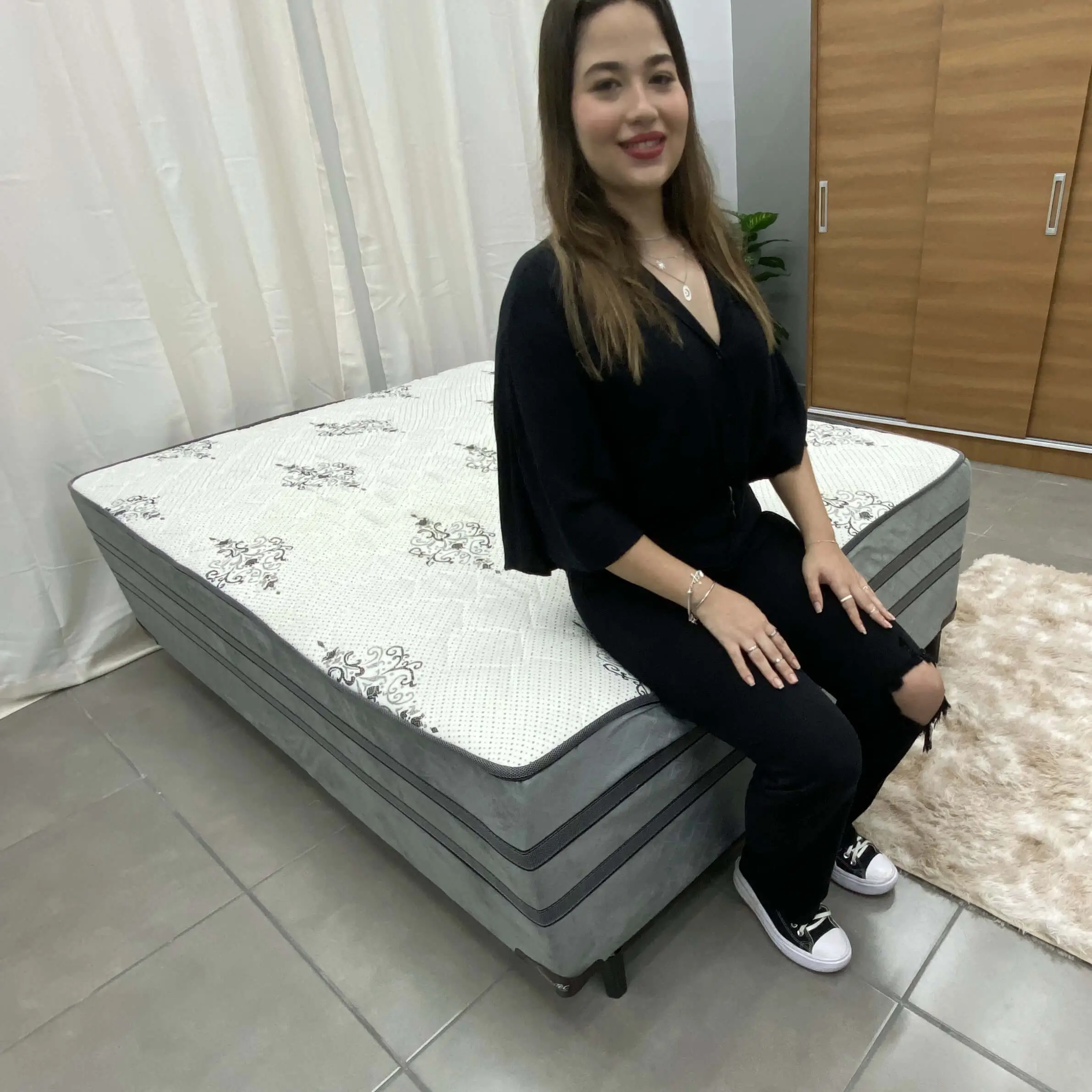 CAMA BOX DE MOLAS ENSACADAS - PRESTIGE