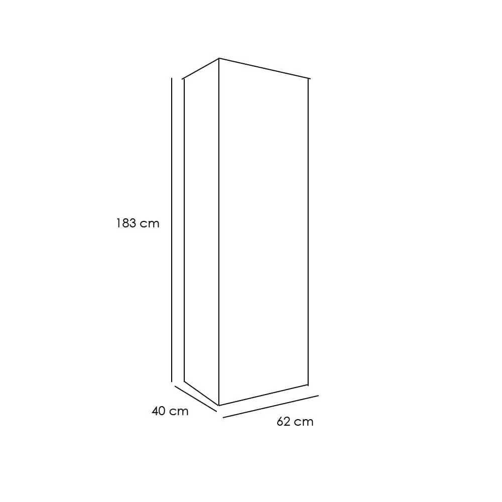 Guarda Roupa Evidencia Camiseiro Solteiro 2 Portas 4 Gavetas