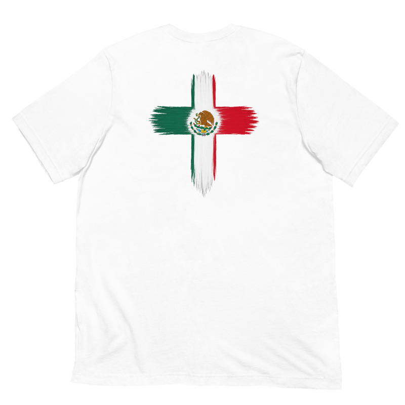 Mexico Christian T-Shirt, Mexican Soccer World Cup 2026 Camisa, Unisex Patriotic Faith Tee for Men & Women