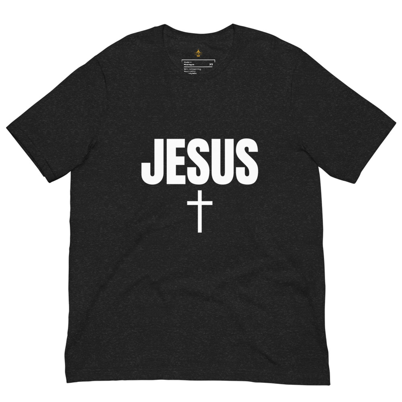 Jesus Christian T-Shirt, Faith Cross Bible Verse Tee, Unisex Christ Is King Apparel for Men & Women, Catholic Religious