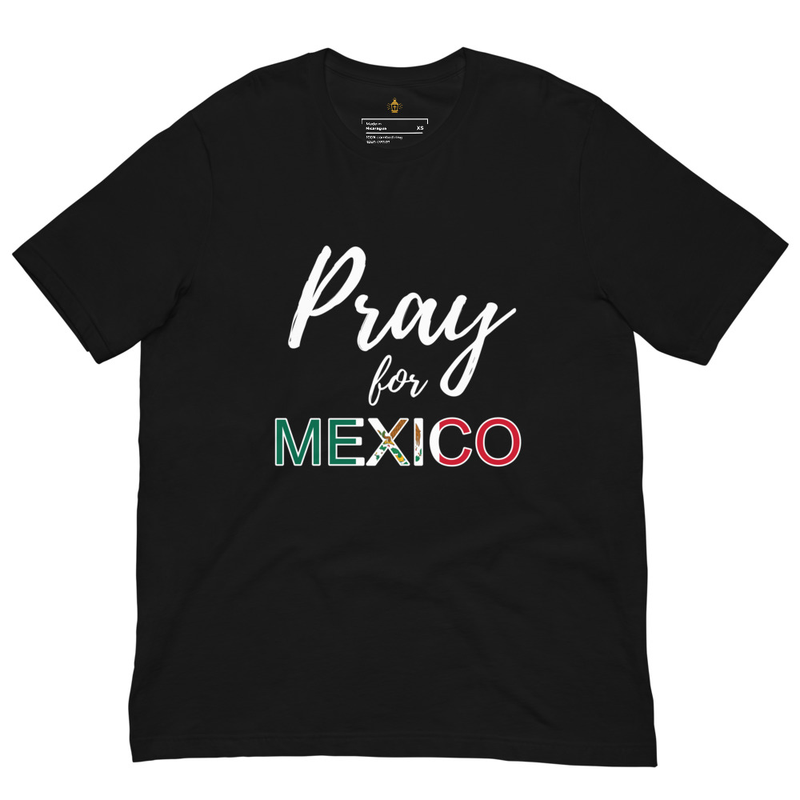 Pray for Mexico Christian T-Shirt, Mexican Soccer World Cup 2026 Camisa, Unisex Faith Tee for Men & Women