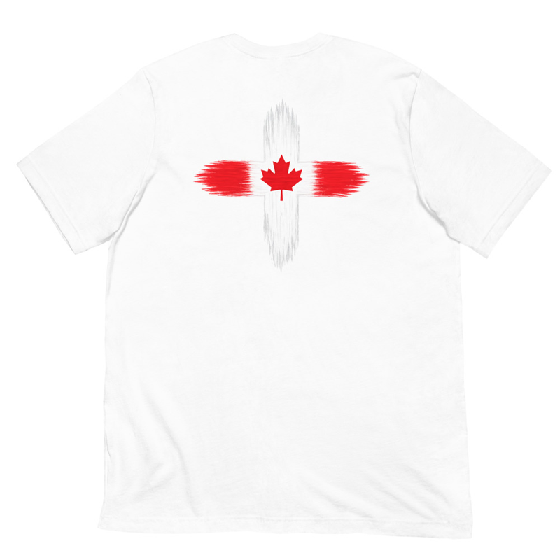 Canada Christian T-Shirt, Canadian Patriotic Soccer World Cup 2026 Faith Tee, Unisex for Men & Women